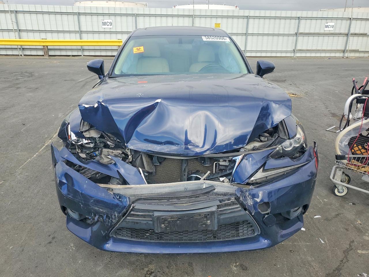 2015 Lexus Is 250 Blue vin: JTHBF1D25F5078485