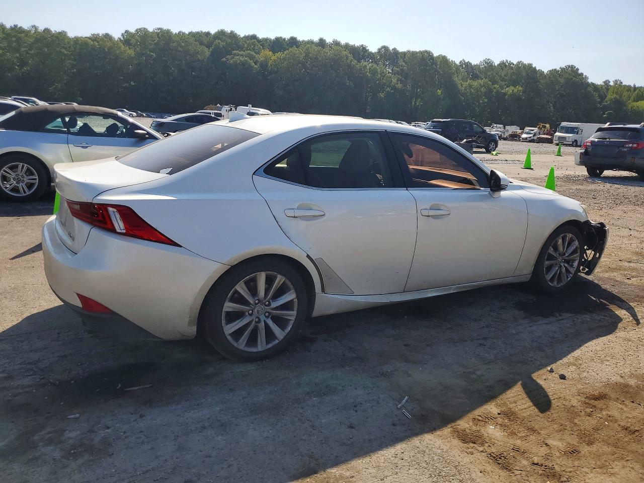 2015 Lexus Is 250 White vin: JTHBF1D25F5080947