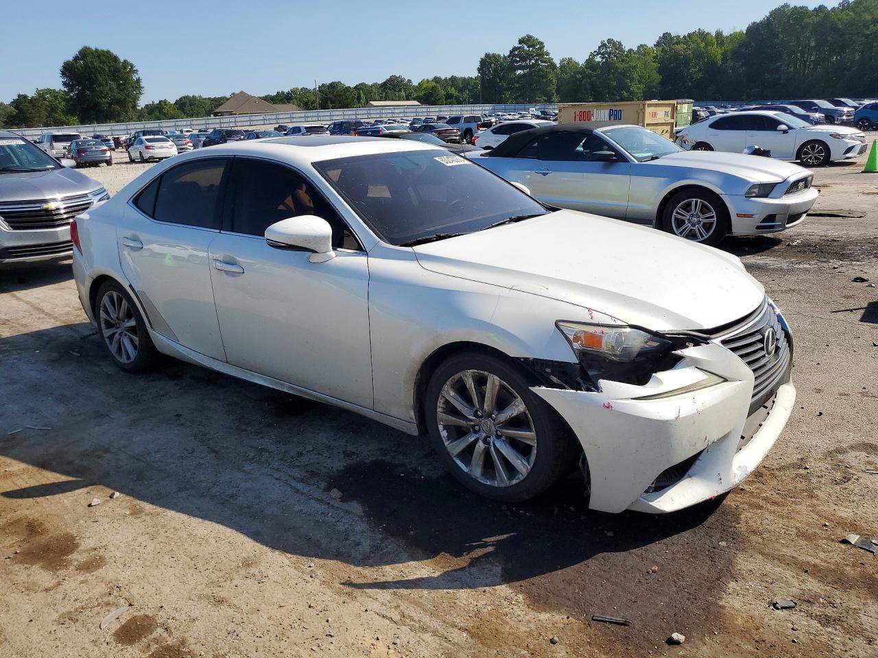 2015 Lexus Is 250 White vin: JTHBF1D25F5080947