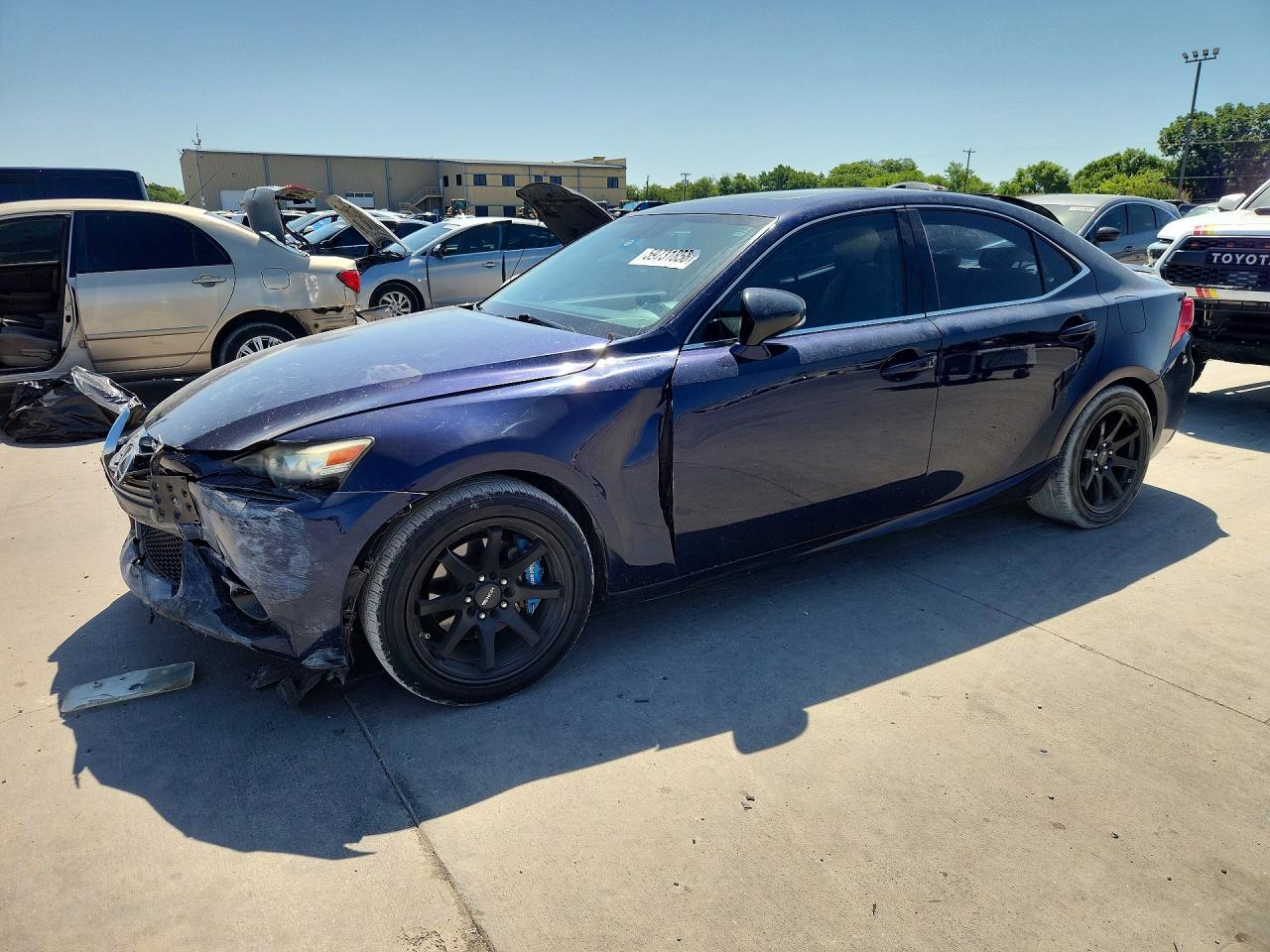 2014 Lexus Is 250 Blue vin: JTHBF1D26E5008914