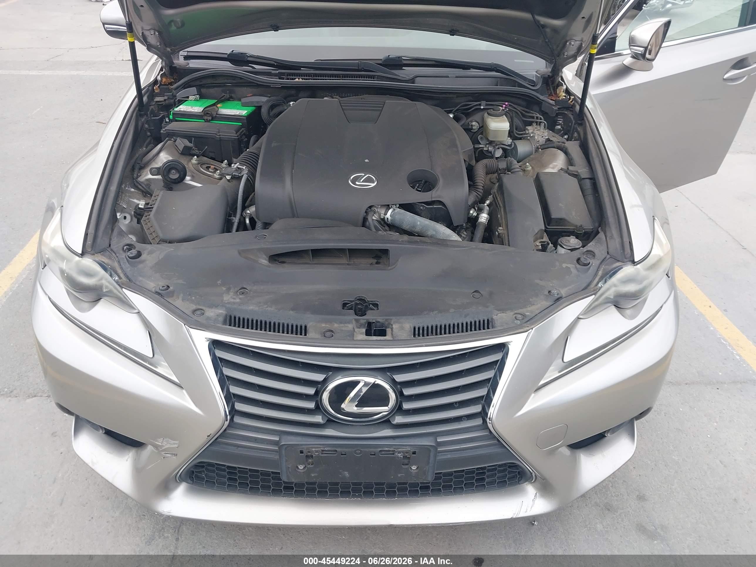 2014 Lexus Is 250   Champagne vin: JTHBF1D26E5012252