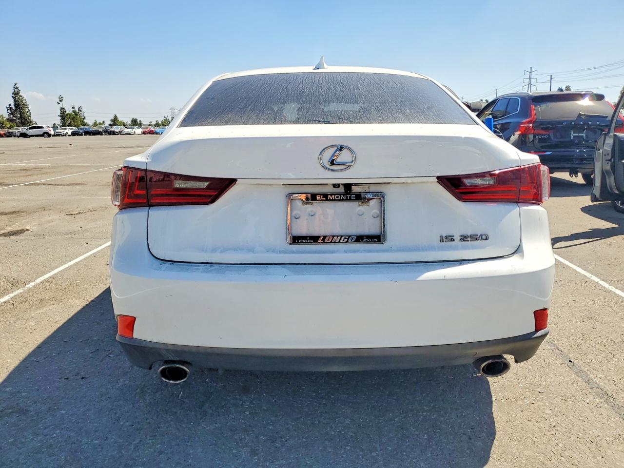 2014 Lexus Is 250 White vin: JTHBF1D26E5016639