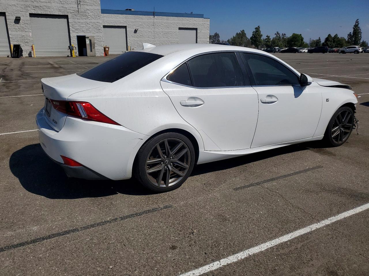 2014 Lexus Is 250 White vin: JTHBF1D26E5016639