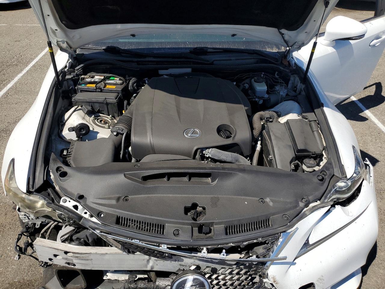 2014 Lexus Is 250 White vin: JTHBF1D26E5016639