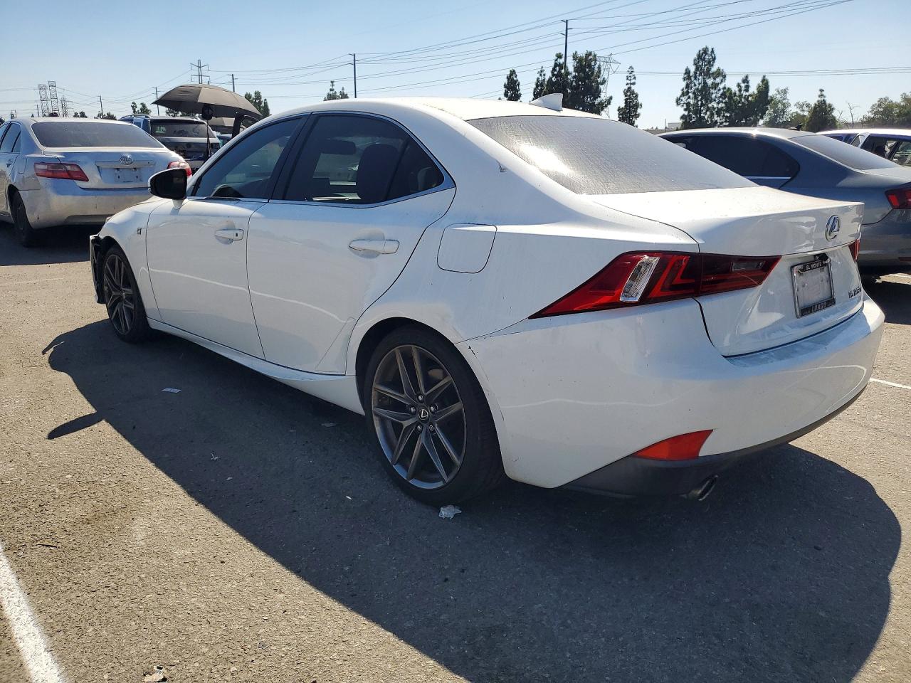 2014 Lexus Is 250 White vin: JTHBF1D26E5016639