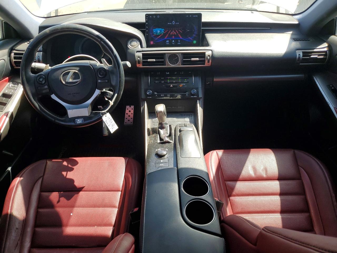 2014 Lexus Is 250 White vin: JTHBF1D26E5016639