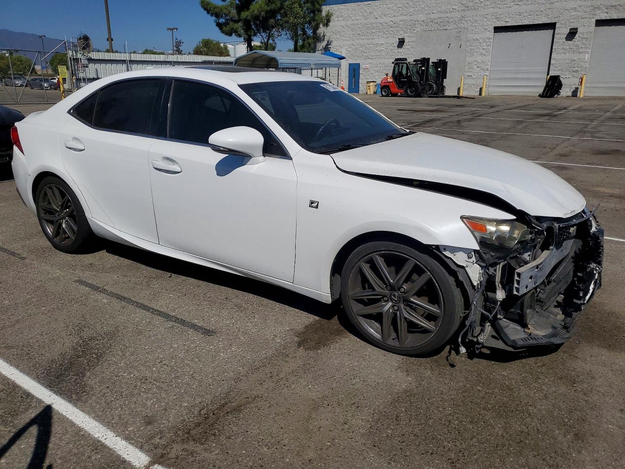2014 Lexus Is 250 White vin: JTHBF1D26E5016639