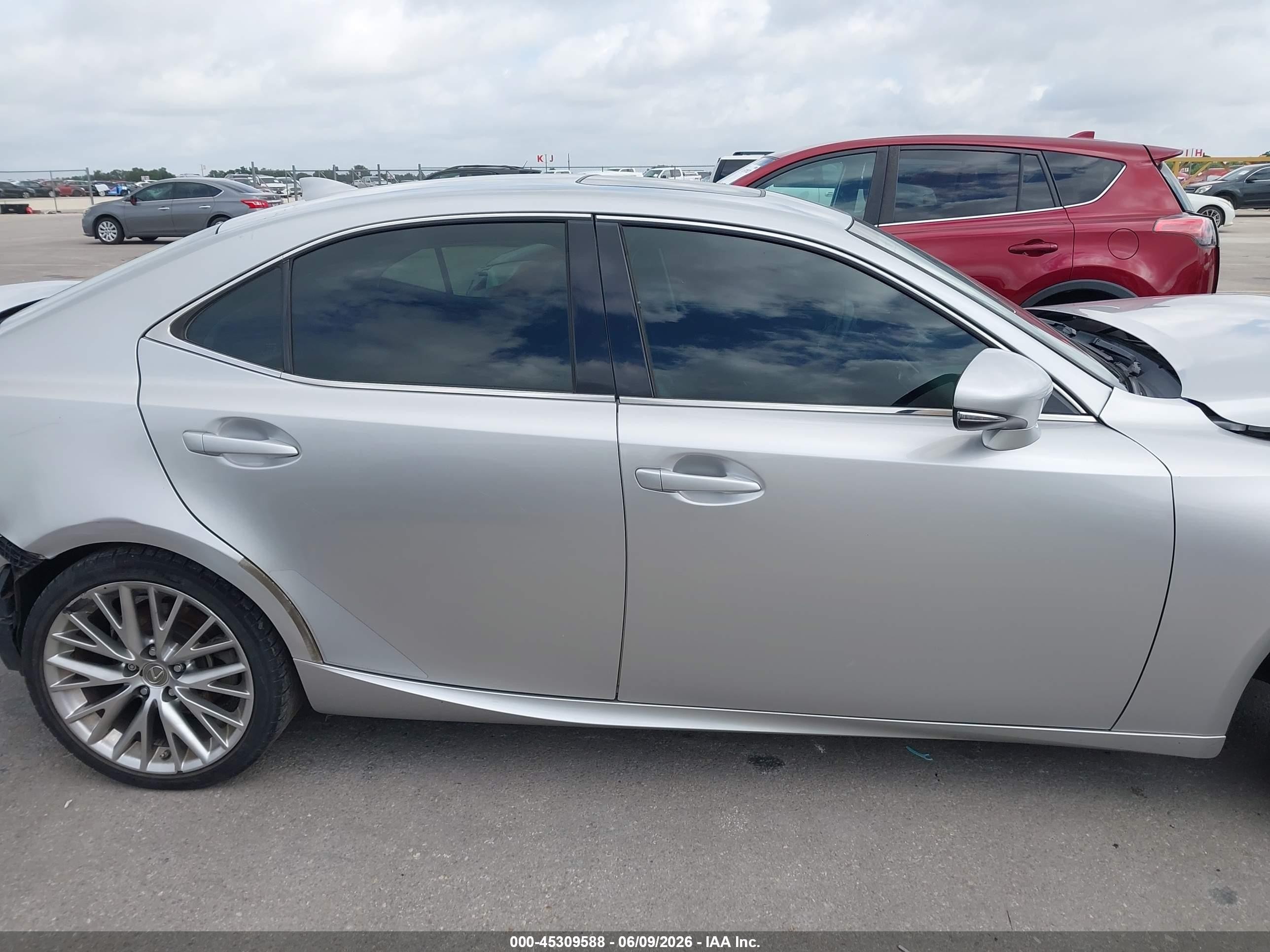 2014 Lexus Is 250   Silver vin: JTHBF1D26E5022490