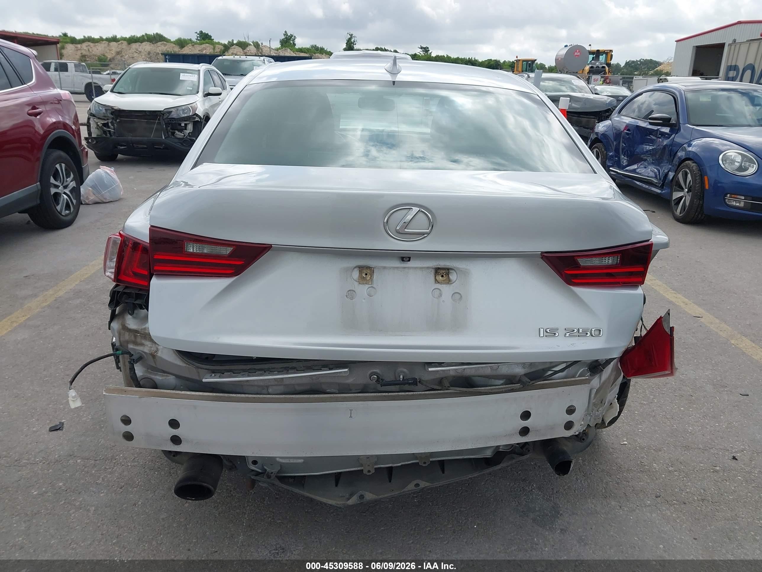 2014 Lexus Is 250   Silver vin: JTHBF1D26E5022490