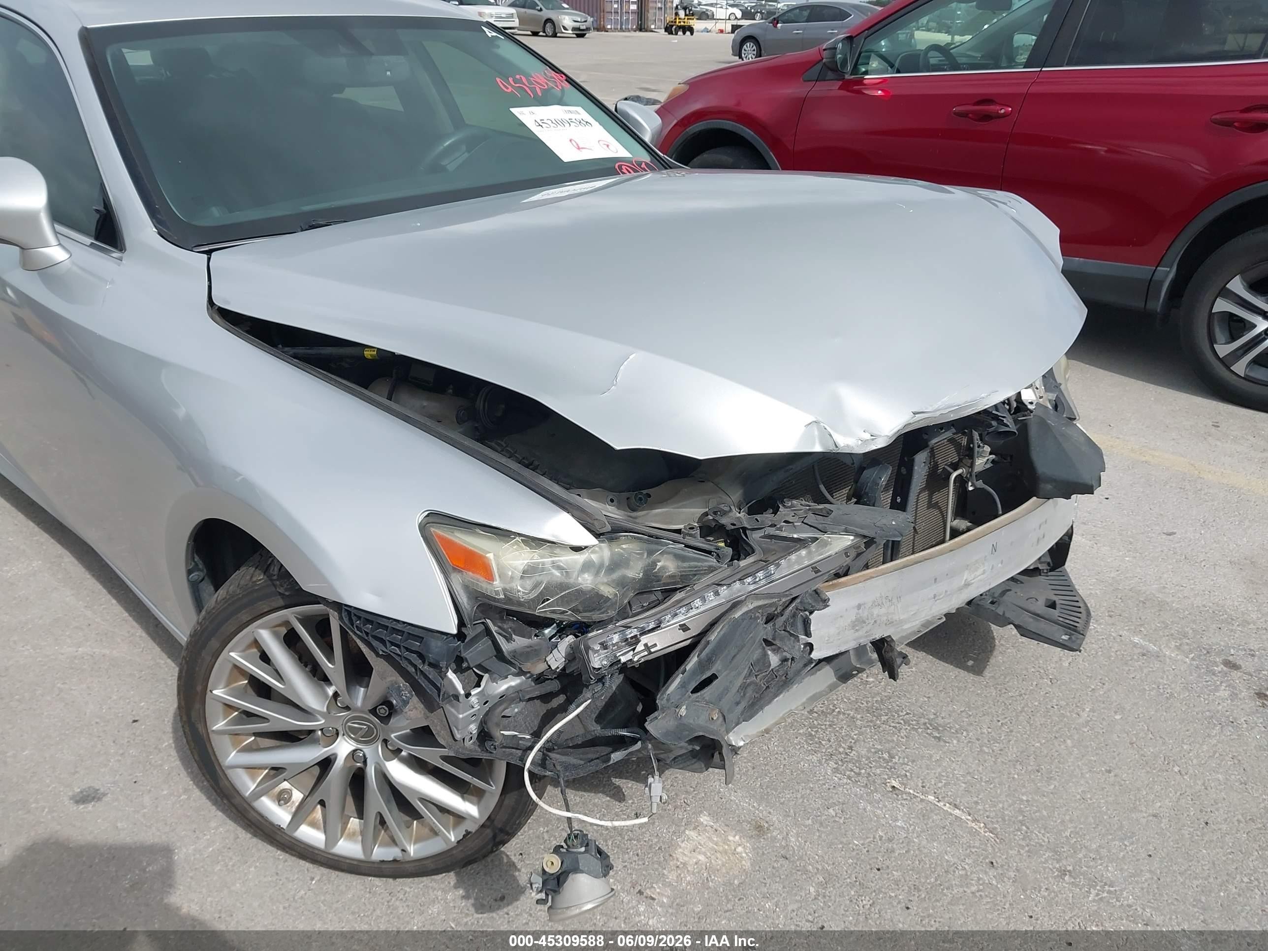 2014 Lexus Is 250   Silver vin: JTHBF1D26E5022490
