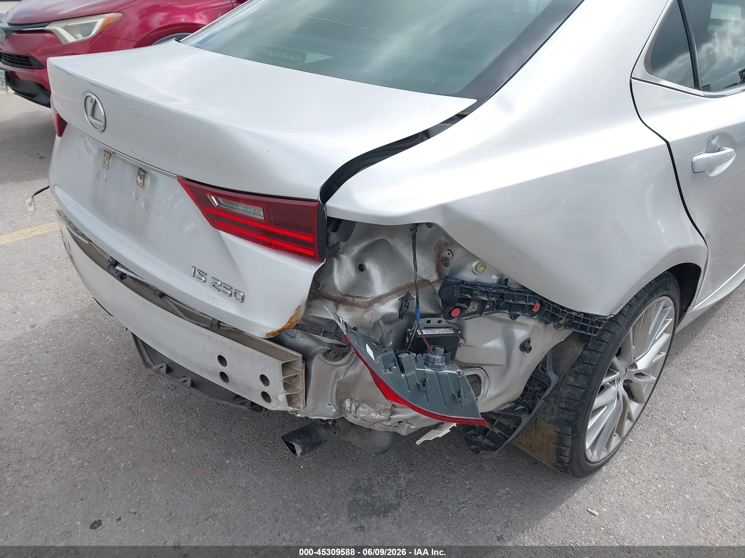 2014 Lexus Is 250   Silver vin: JTHBF1D26E5022490
