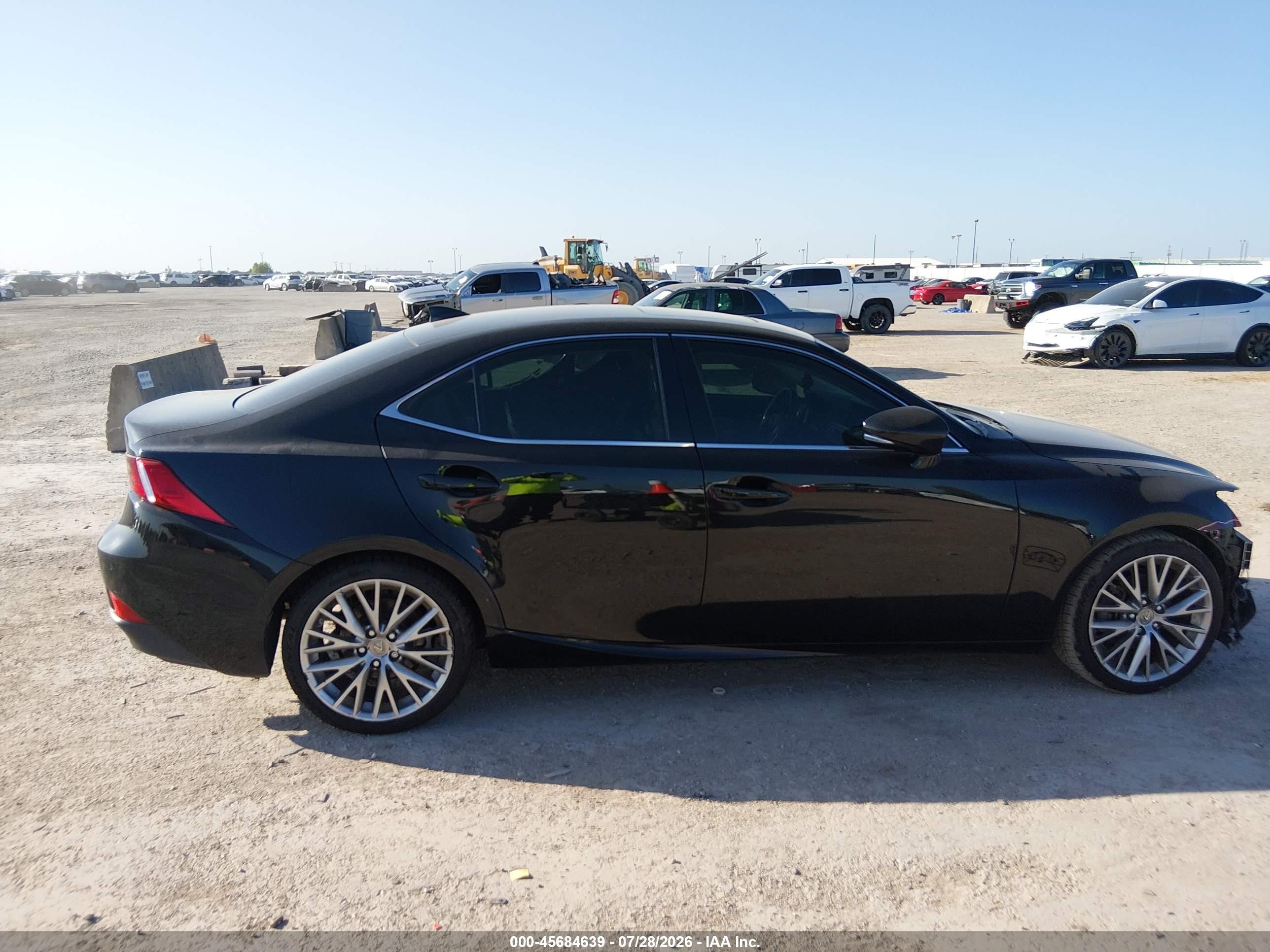 2014 Lexus Is 250   Black vin: JTHBF1D26E5023252
