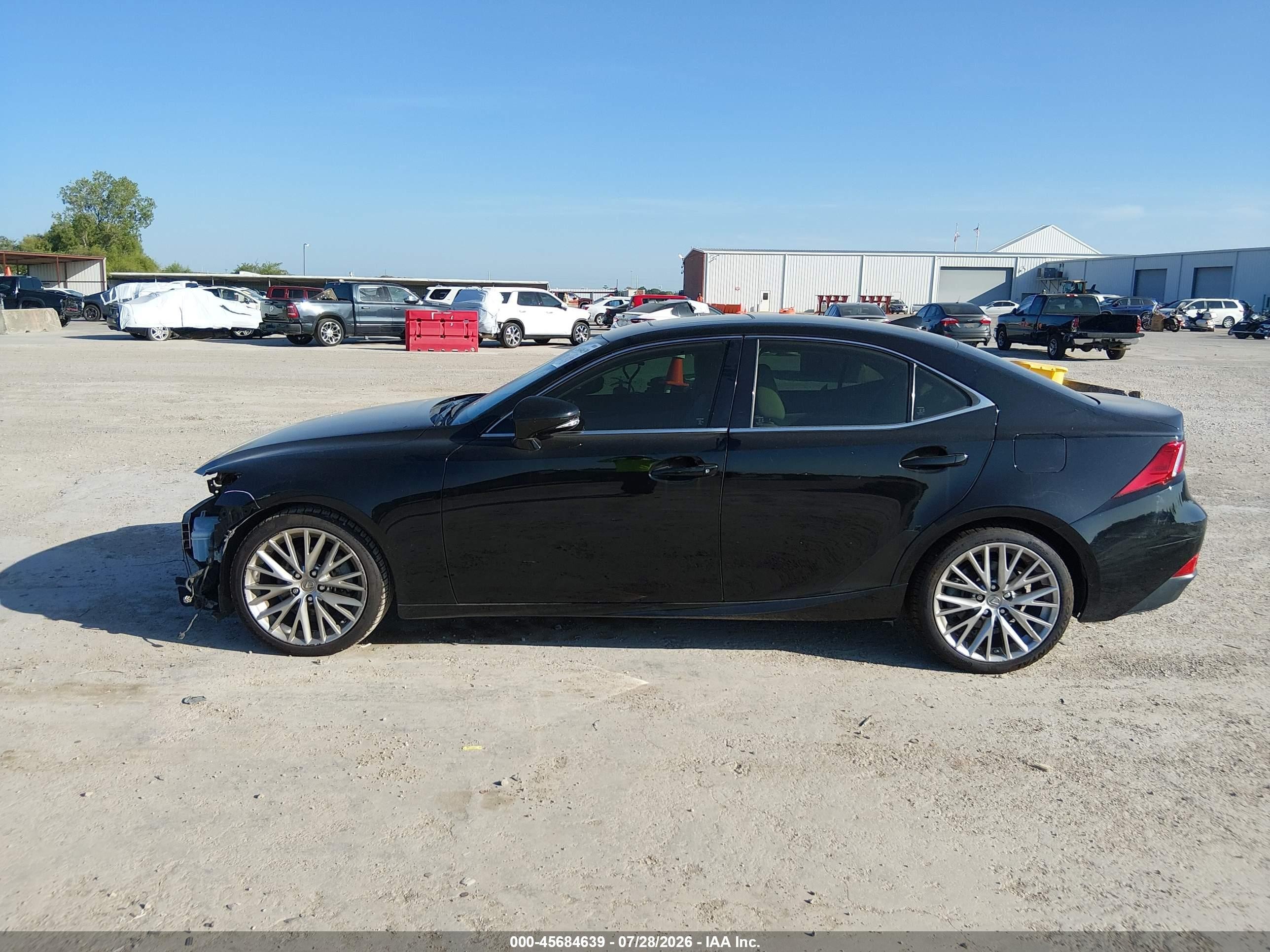 2014 Lexus Is 250   Black vin: JTHBF1D26E5023252