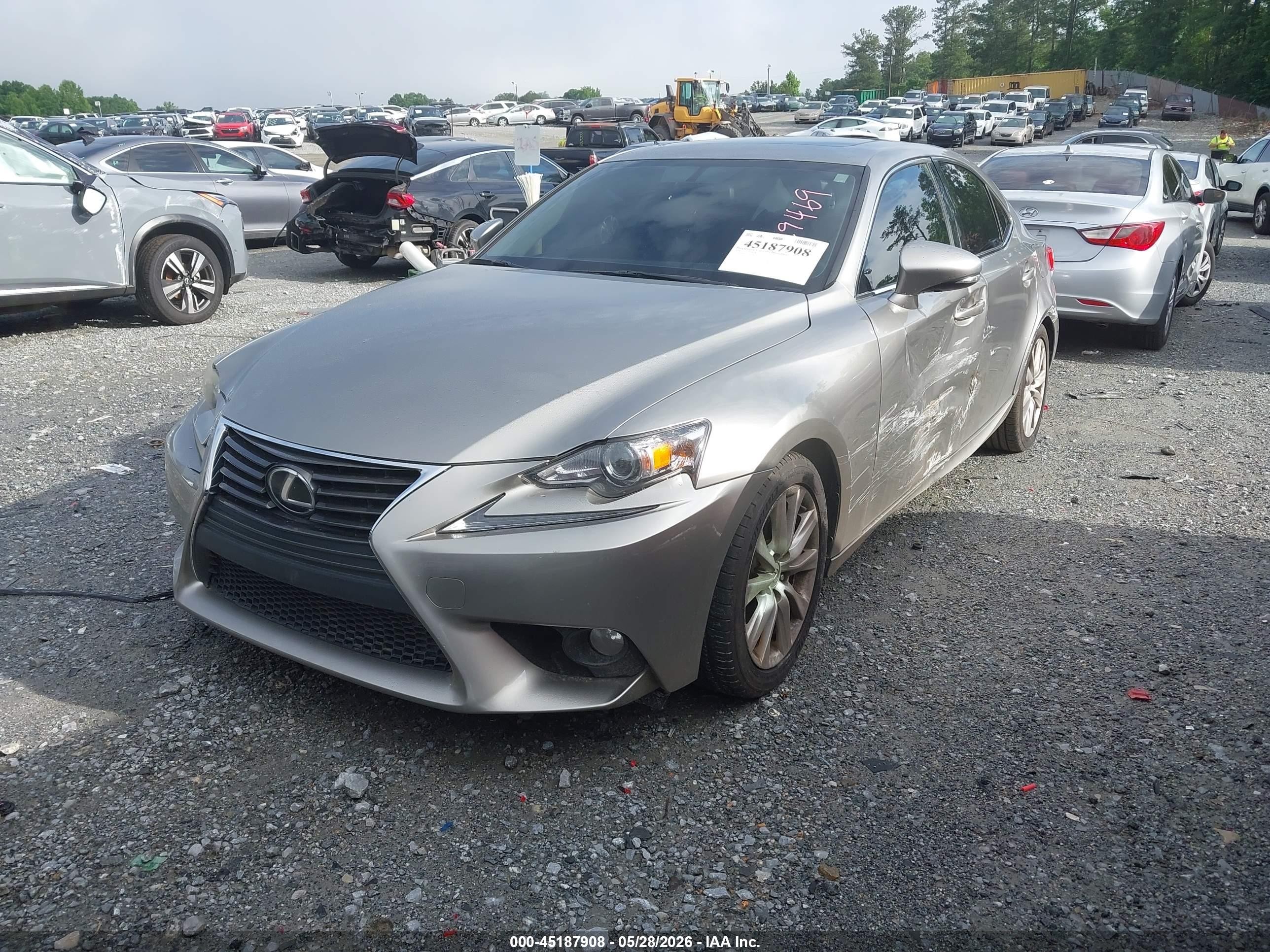 2014 Lexus Is 250 Champagne vin: JTHBF1D26E5029469