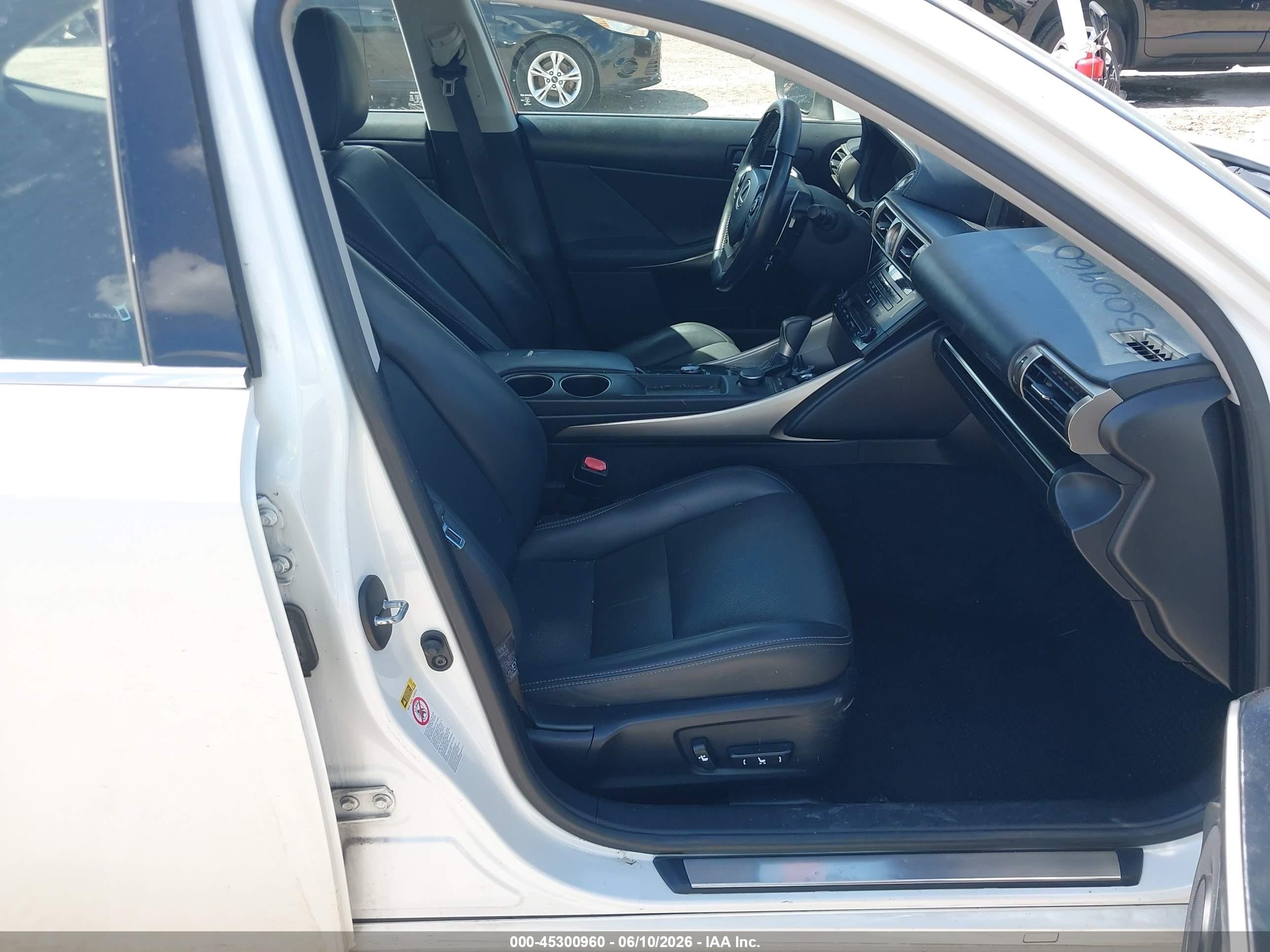 2014 Lexus Is 250 White vin: JTHBF1D26E5042898