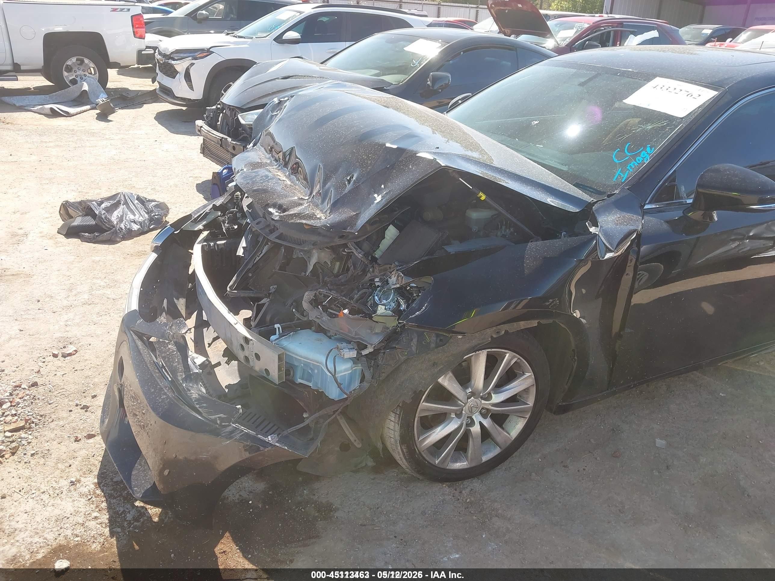 2015 Lexus Is 250 Black vin: JTHBF1D26F5049593