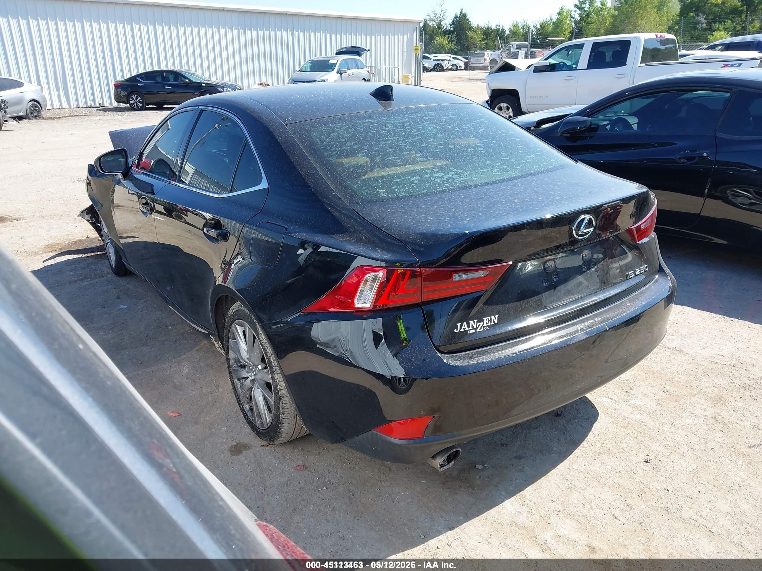 2015 Lexus Is 250 Black vin: JTHBF1D26F5049593