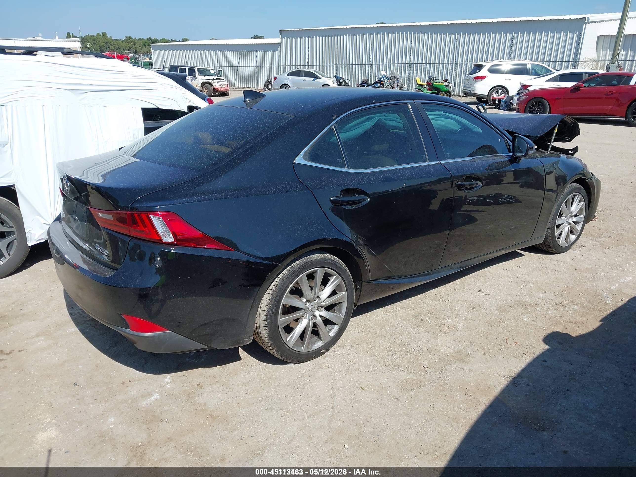 2015 Lexus Is 250 Black vin: JTHBF1D26F5049593