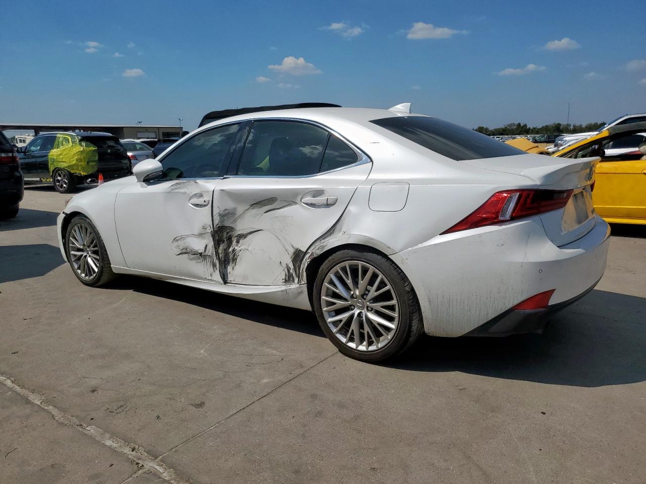 2015 Lexus Is 250 White vin: JTHBF1D26F5055135
