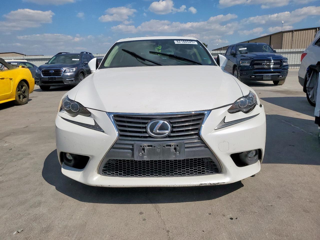 2015 Lexus Is 250 White vin: JTHBF1D26F5055135