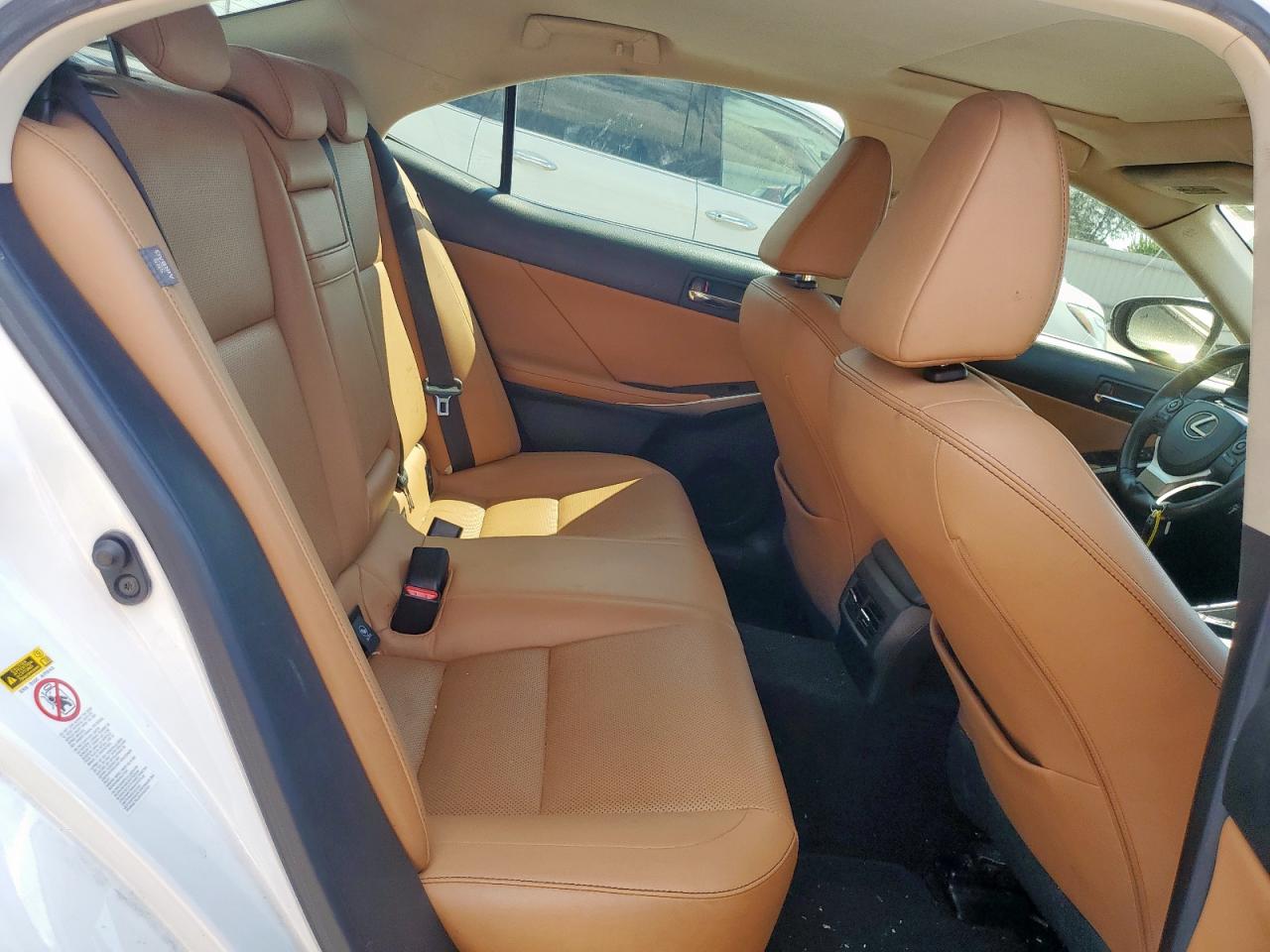 2015 Lexus Is 250 White vin: JTHBF1D26F5055135