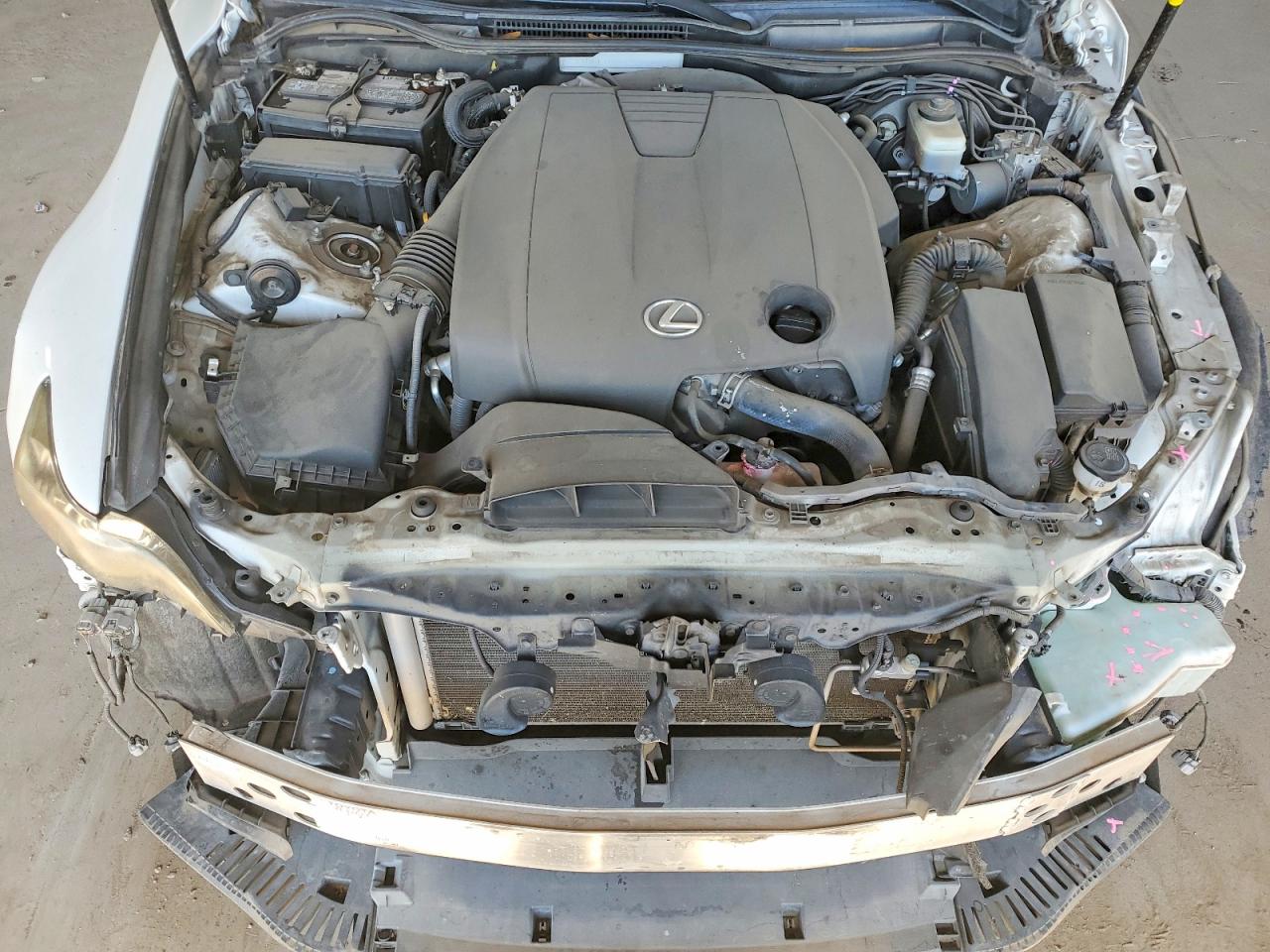 2015 Lexus Is 250 Белый vin: JTHBF1D26F5062876