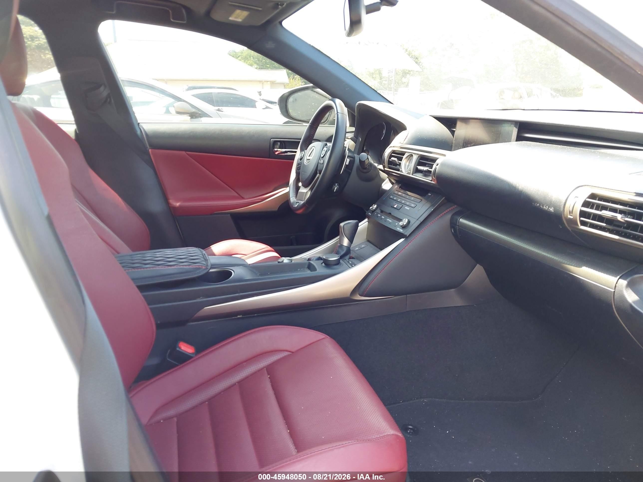 2015 Lexus Is 250   White vin: JTHBF1D26F5064210