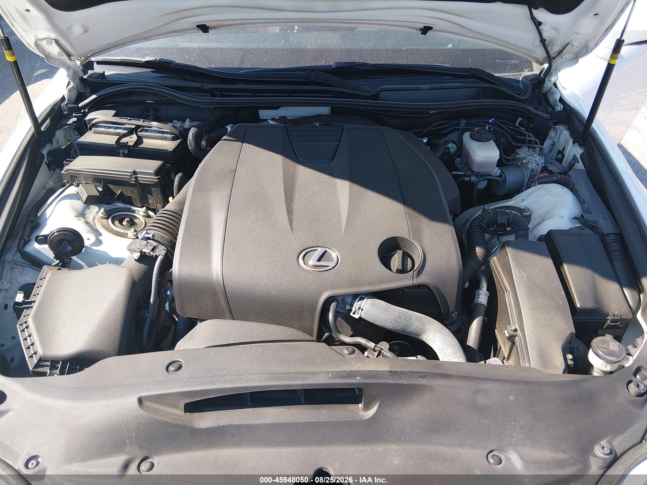 2015 Lexus Is 250   White vin: JTHBF1D26F5064210