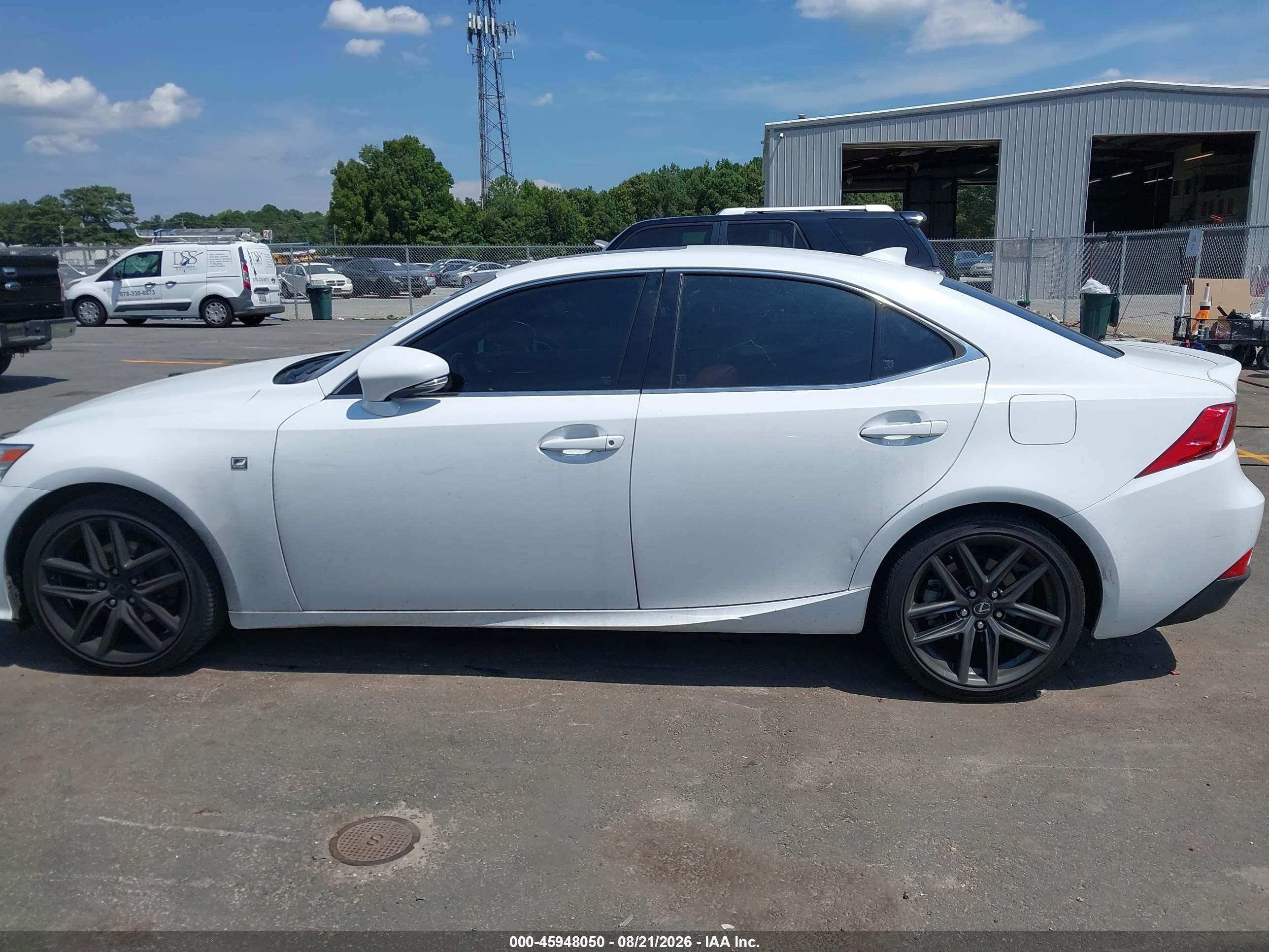 2015 Lexus Is 250   White vin: JTHBF1D26F5064210