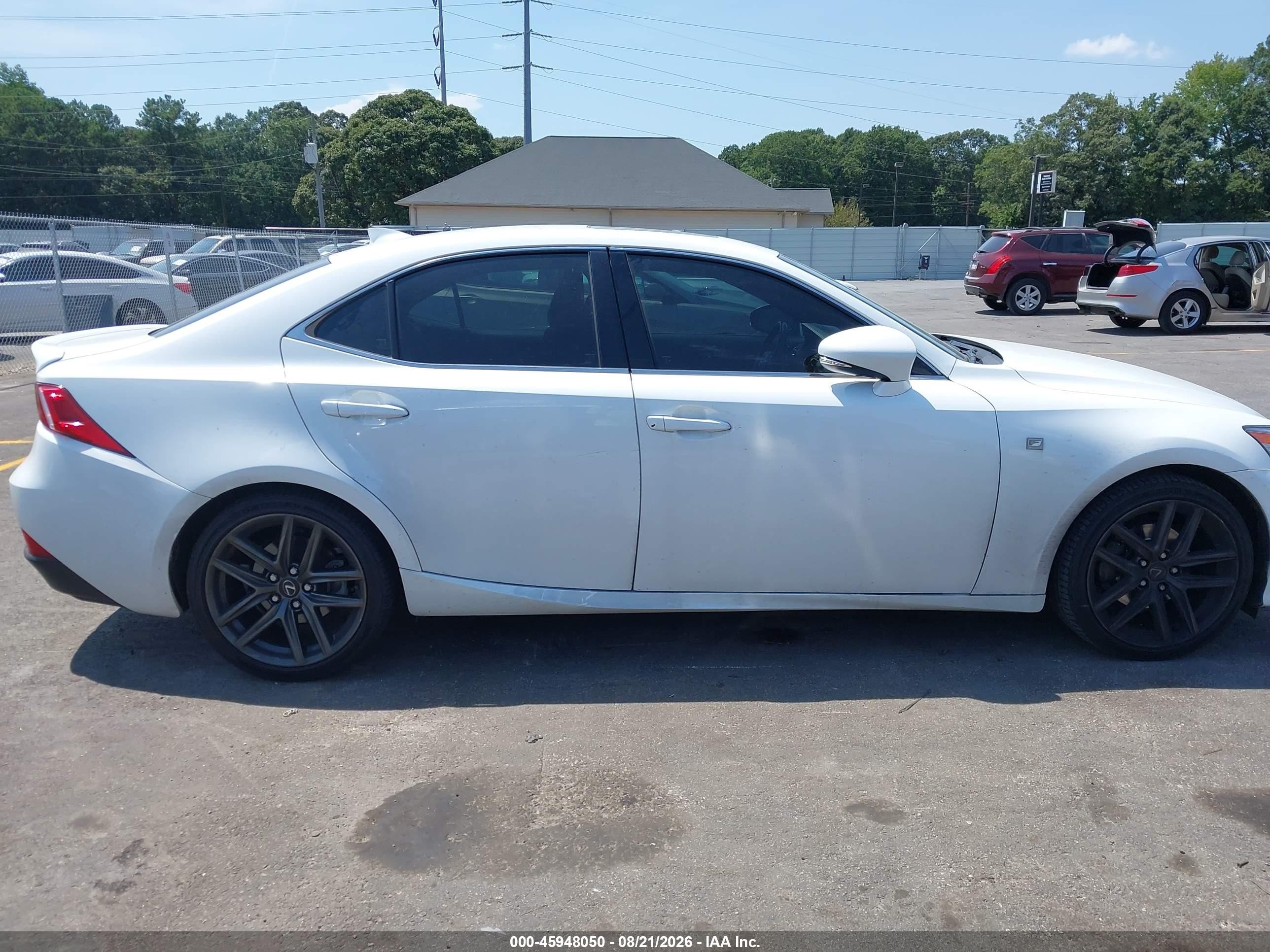 2015 Lexus Is 250   White vin: JTHBF1D26F5064210