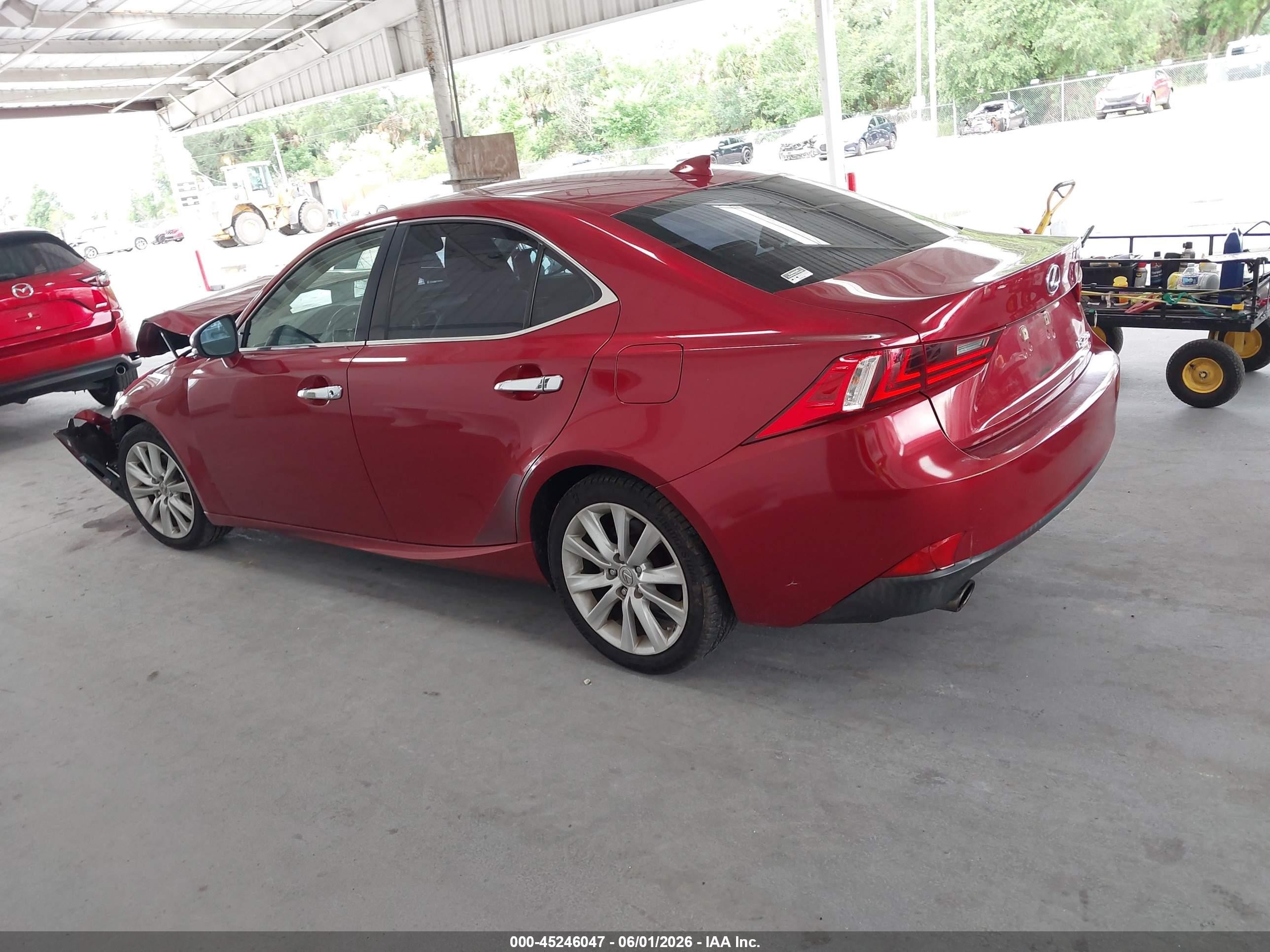 2015 Lexus Is 250   Red vin: JTHBF1D26F5067396