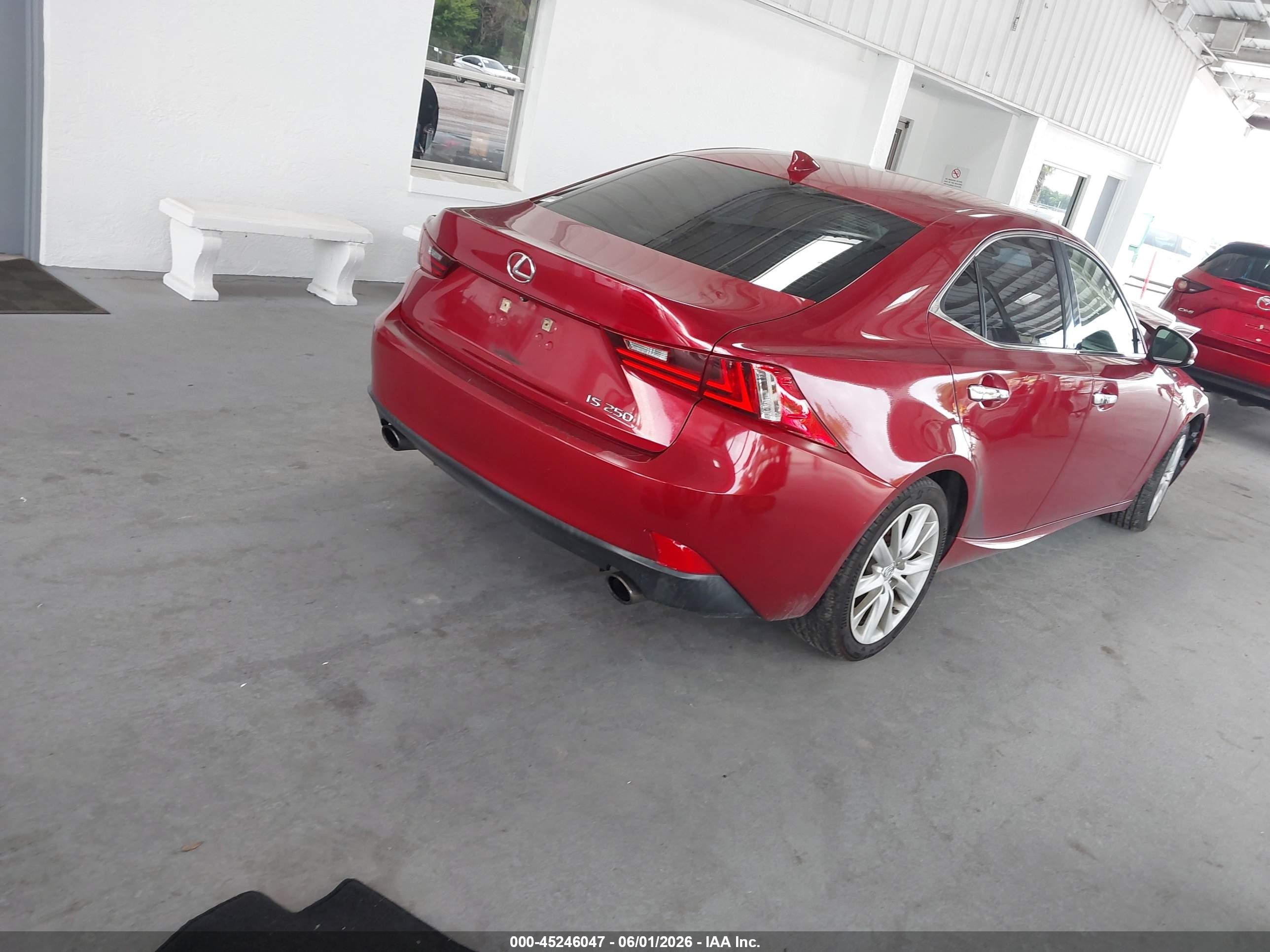 2015 Lexus Is 250   Red vin: JTHBF1D26F5067396