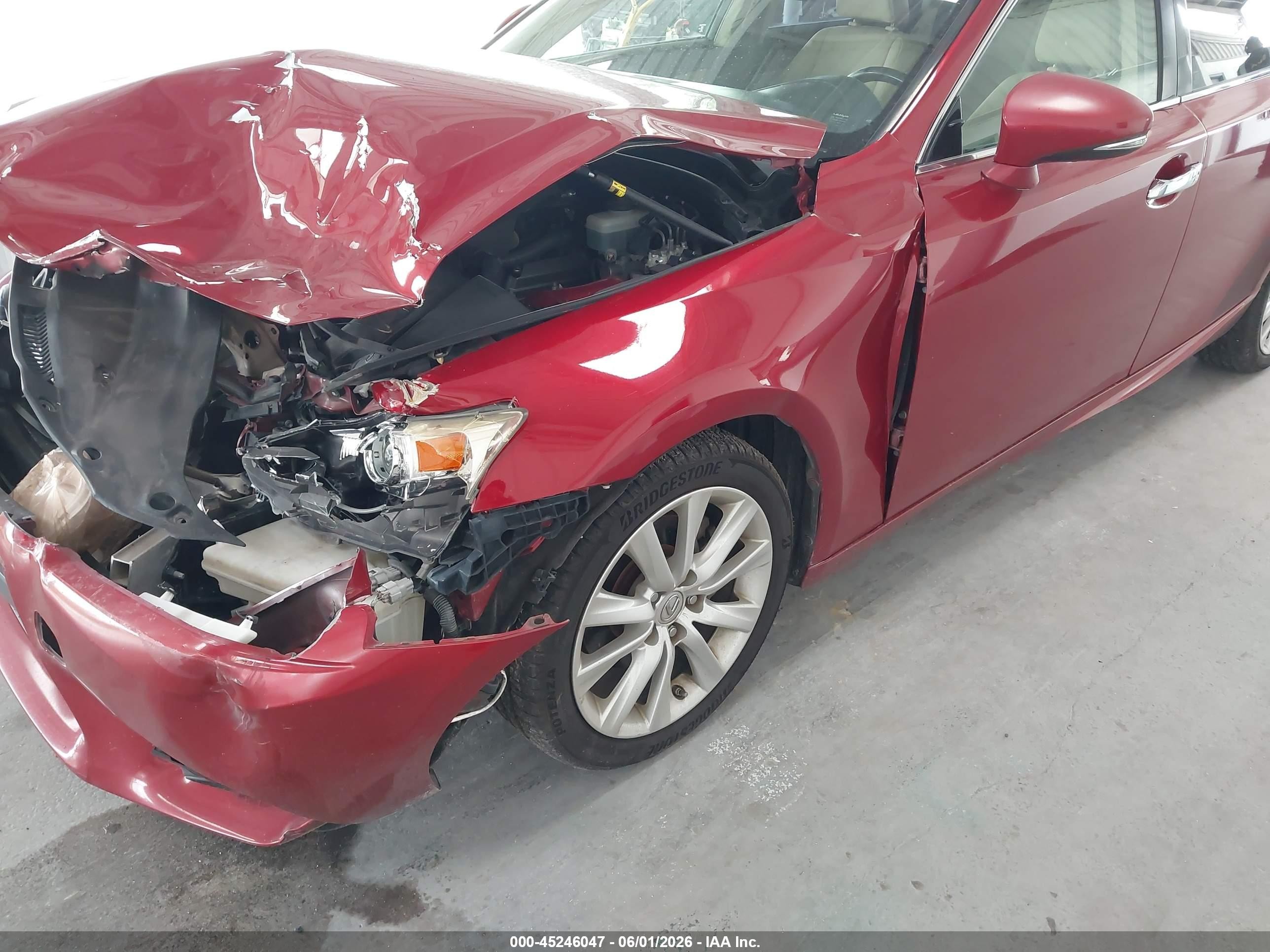 2015 Lexus Is 250   Red vin: JTHBF1D26F5067396