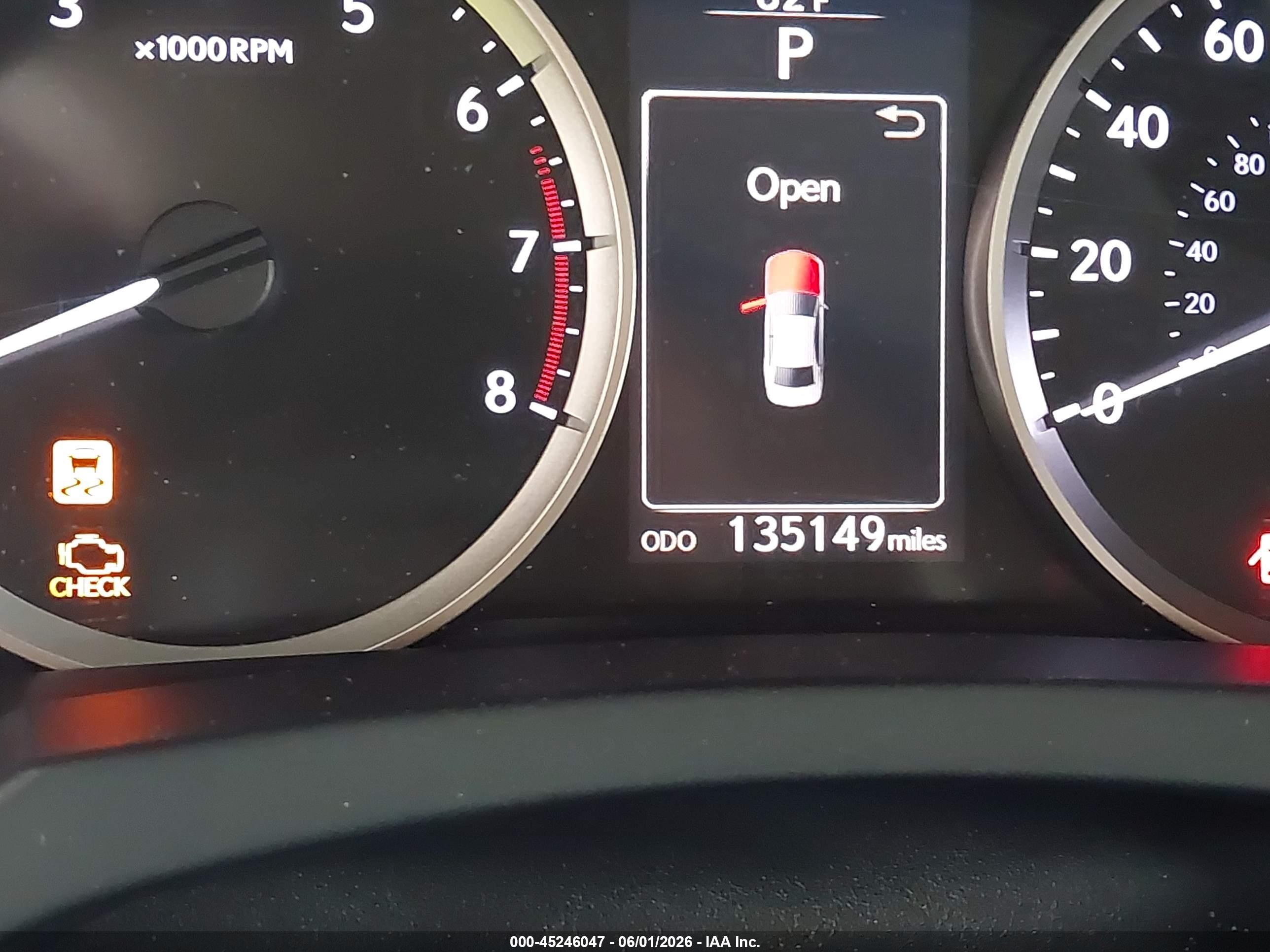 2015 Lexus Is 250   Red vin: JTHBF1D26F5067396