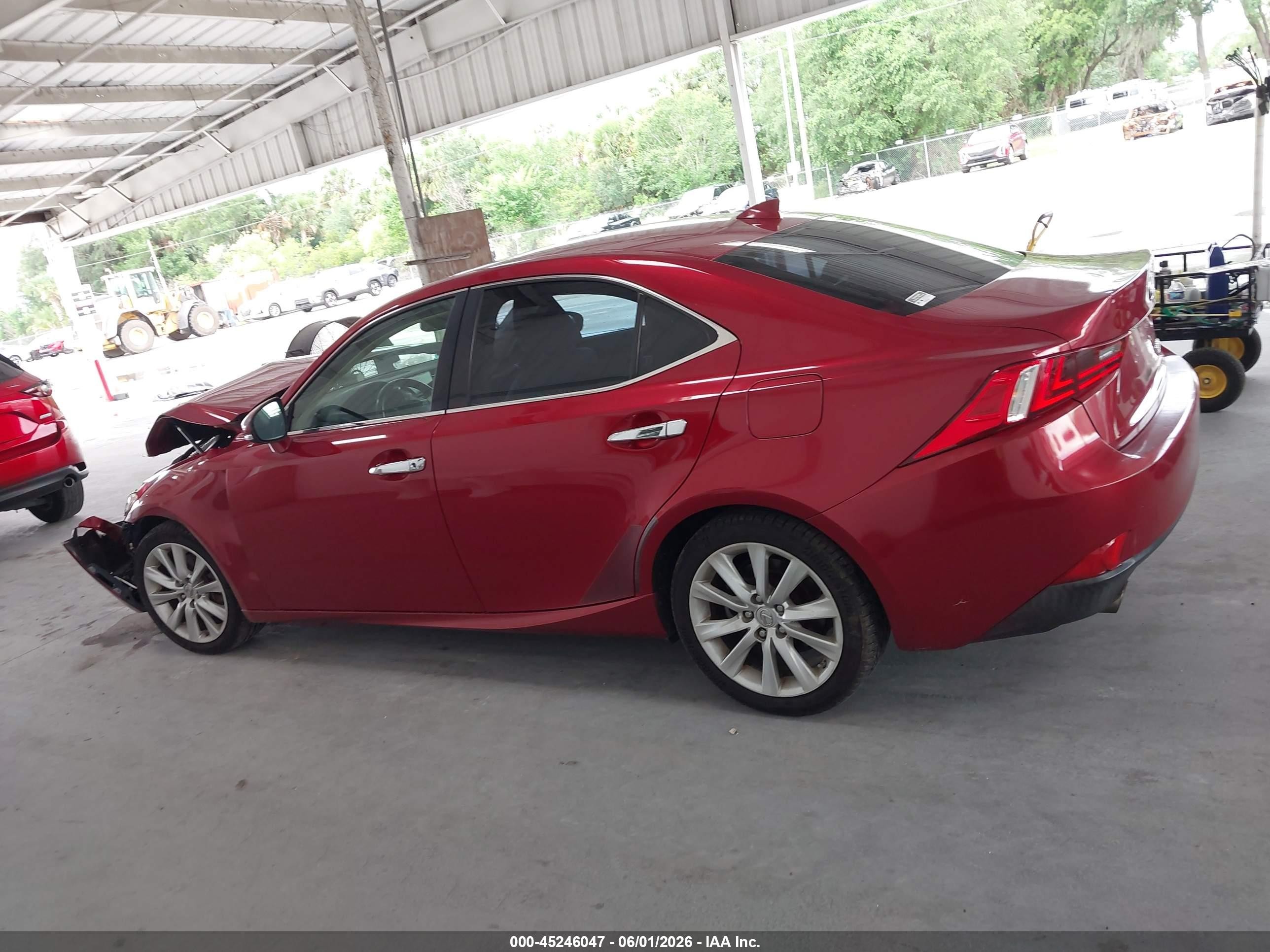 2015 Lexus Is 250   Red vin: JTHBF1D26F5067396
