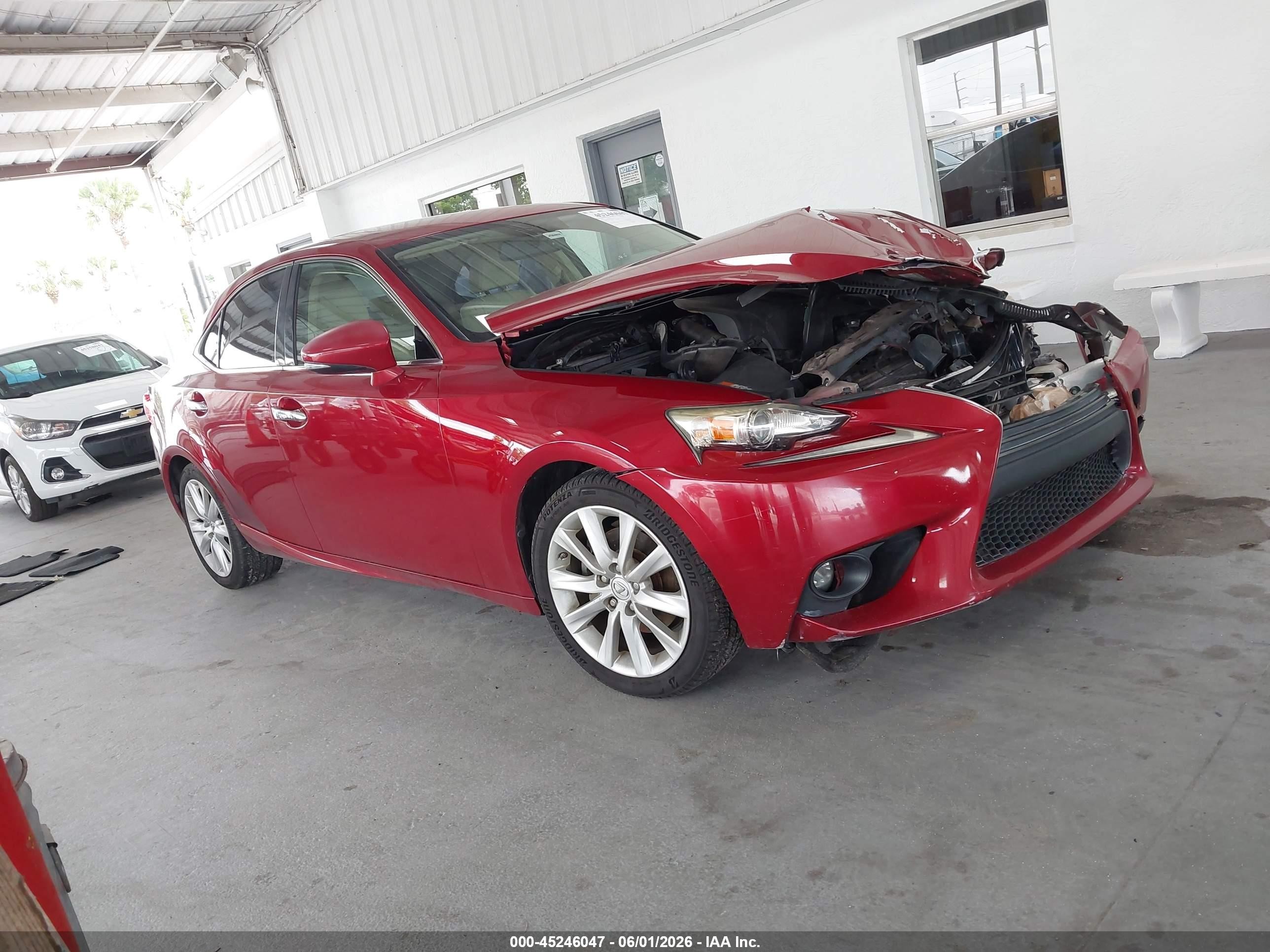 2015 Lexus Is 250   Red vin: JTHBF1D26F5067396