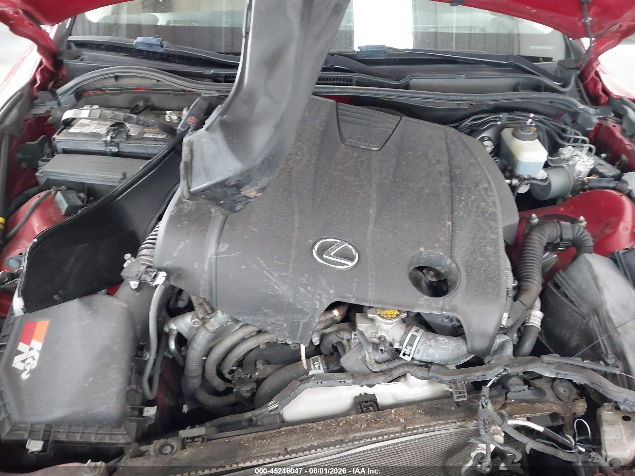 2015 Lexus Is 250   Red vin: JTHBF1D26F5067396