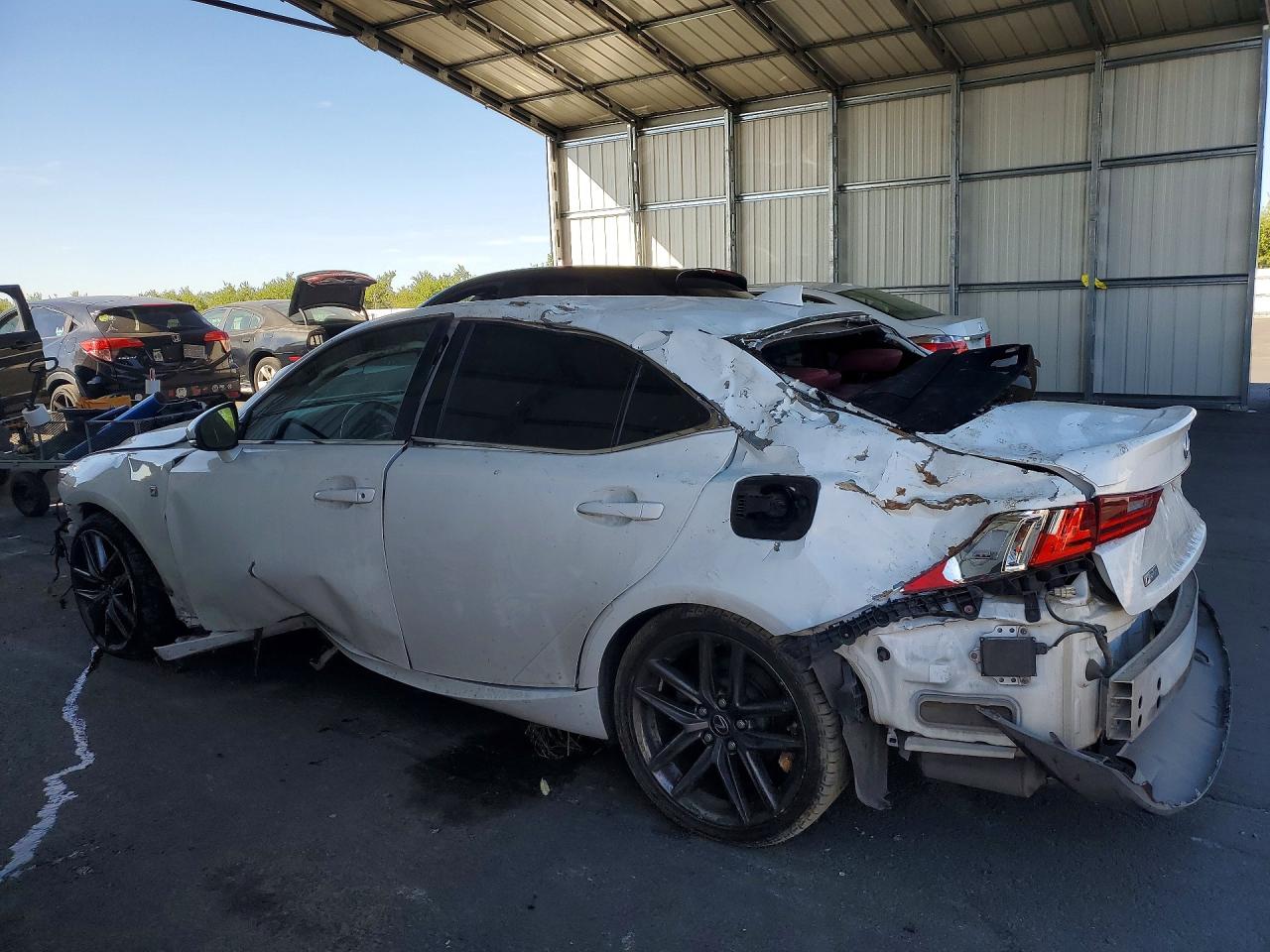 2015 Lexus Is 250 Base White vin: JTHBF1D26F5070511