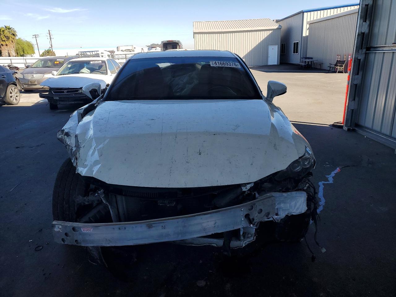 2015 Lexus Is 250 Base White vin: JTHBF1D26F5070511