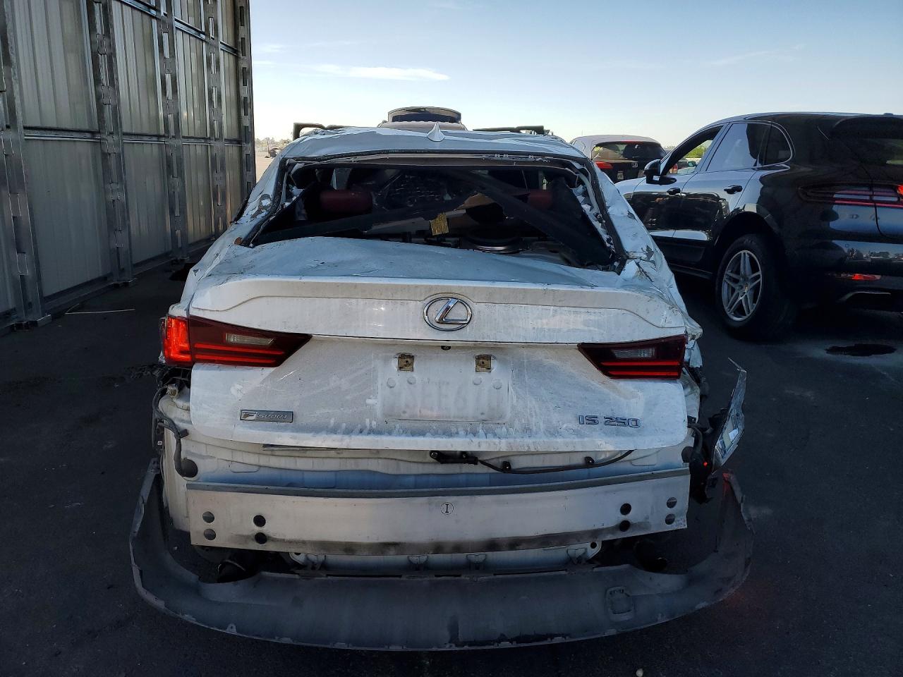 2015 Lexus Is 250 Base White vin: JTHBF1D26F5070511