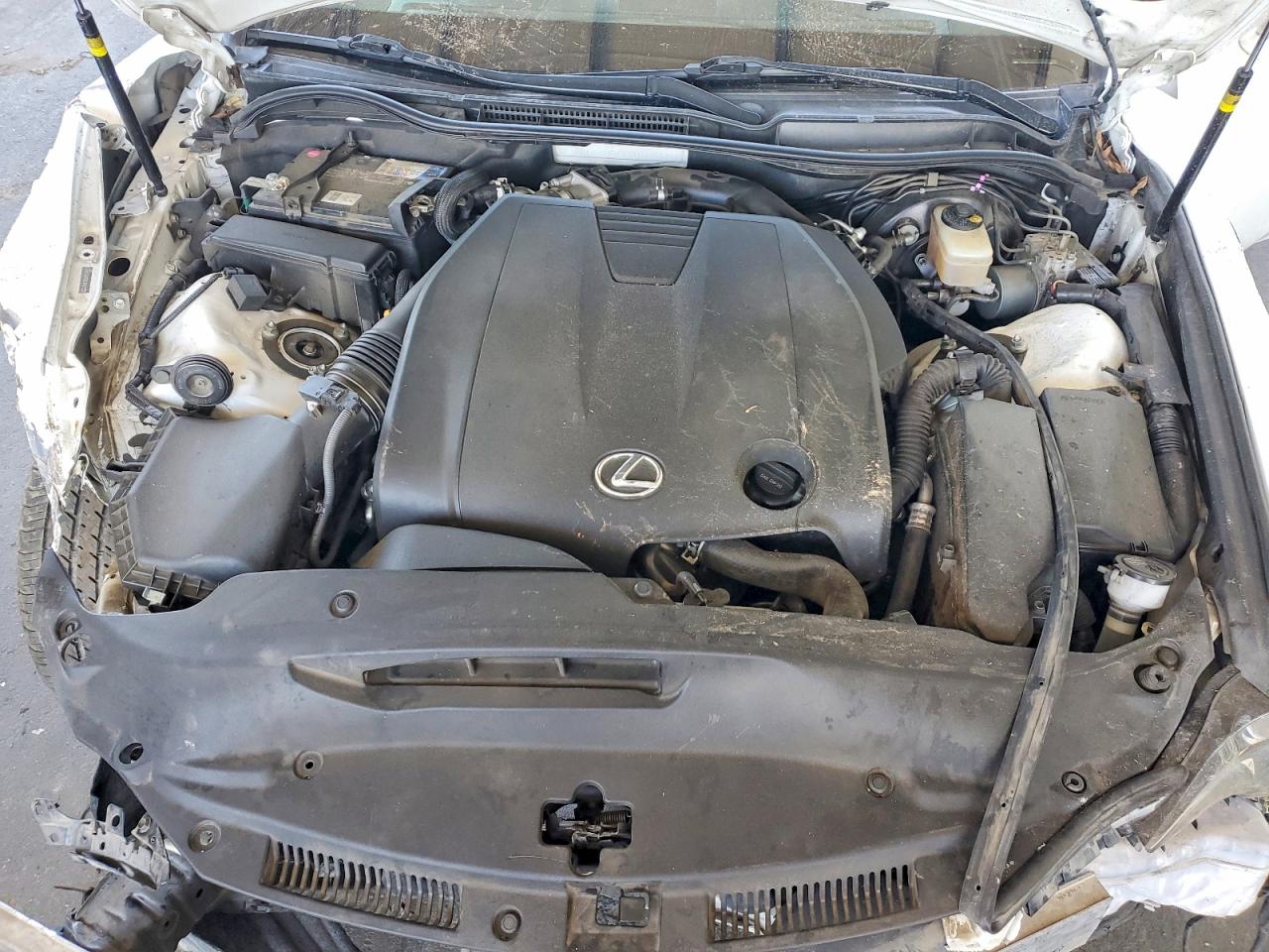 2015 Lexus Is 250 Base White vin: JTHBF1D26F5070511