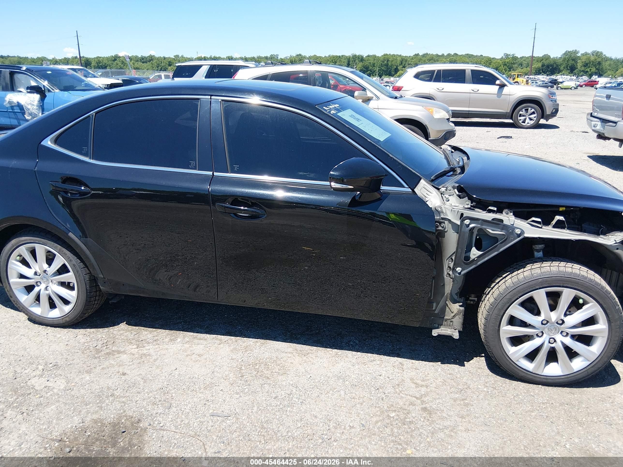2015 Lexus Is 250 Black vin: JTHBF1D26F5071531