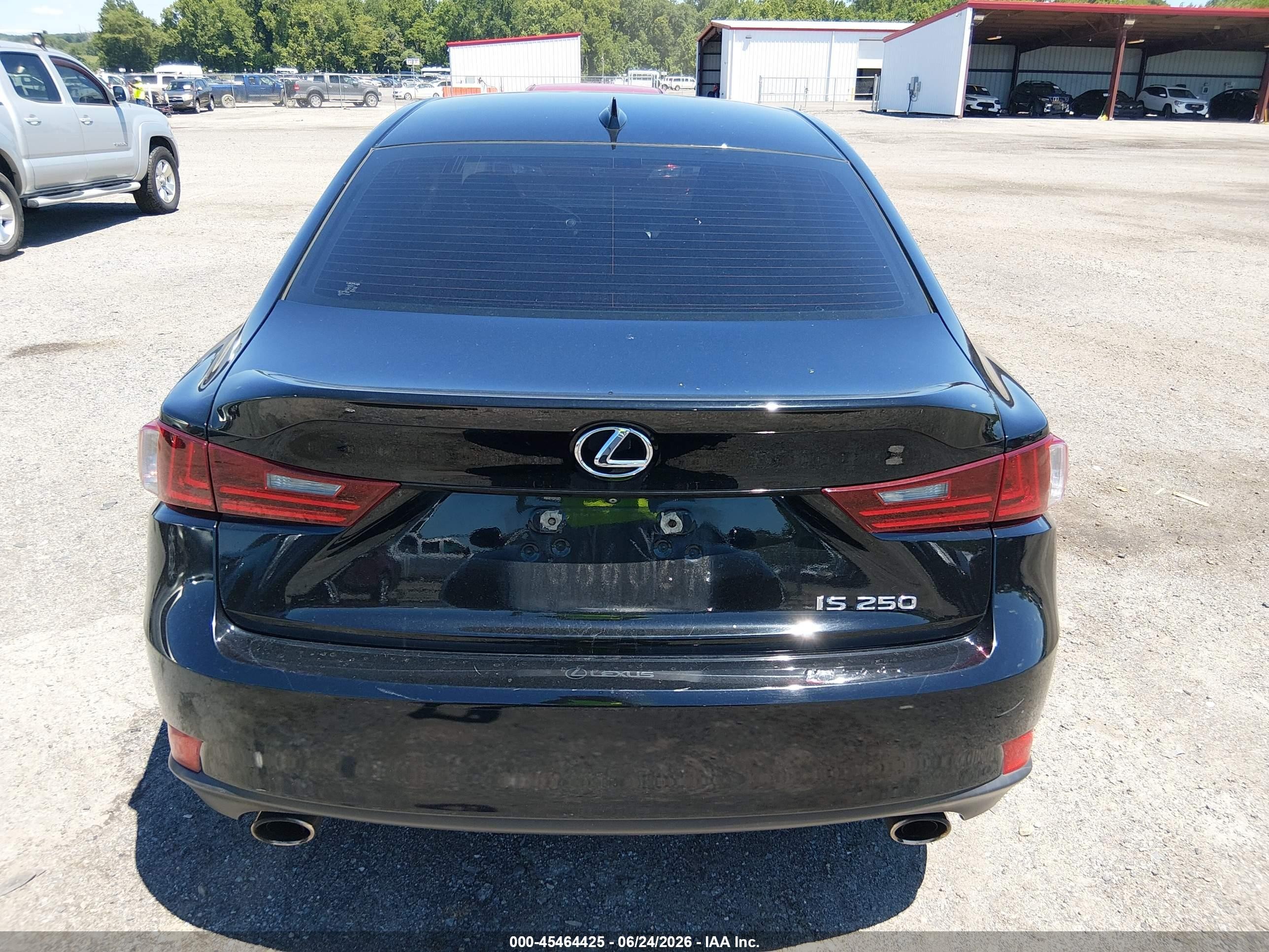 2015 Lexus Is 250 Black vin: JTHBF1D26F5071531