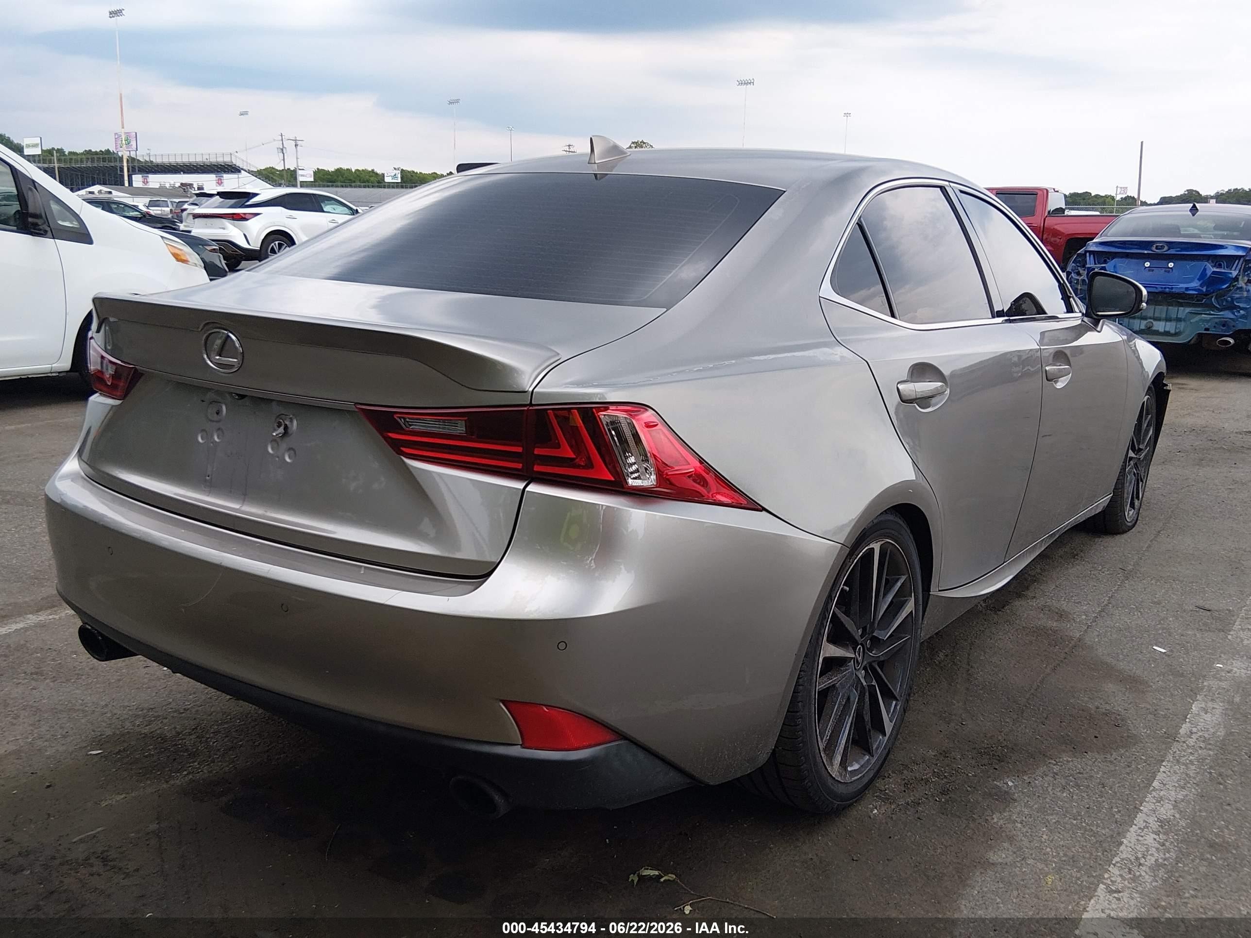 2015 Lexus Is 250   Gray vin: JTHBF1D26F5072386