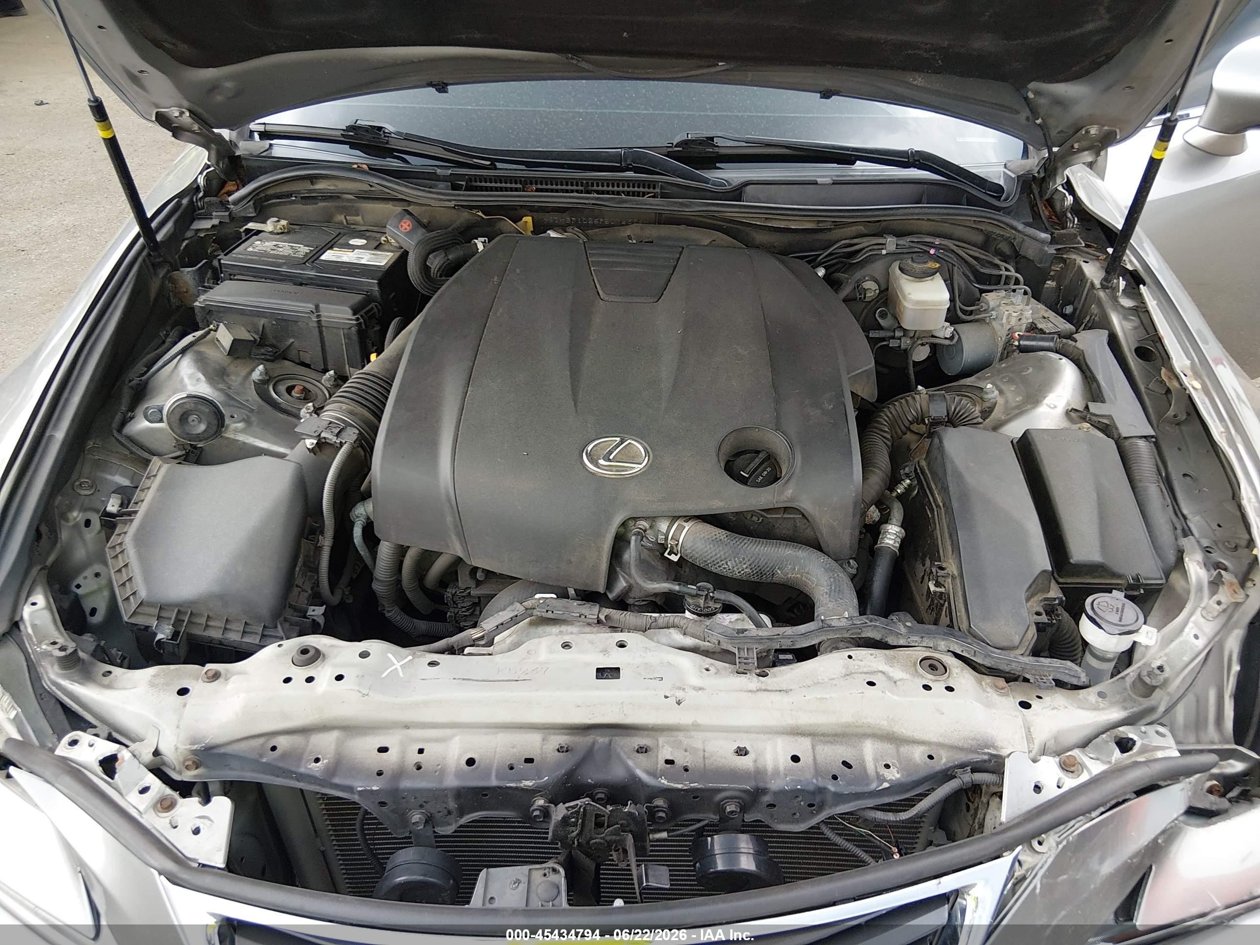 2015 Lexus Is 250   Gray vin: JTHBF1D26F5072386