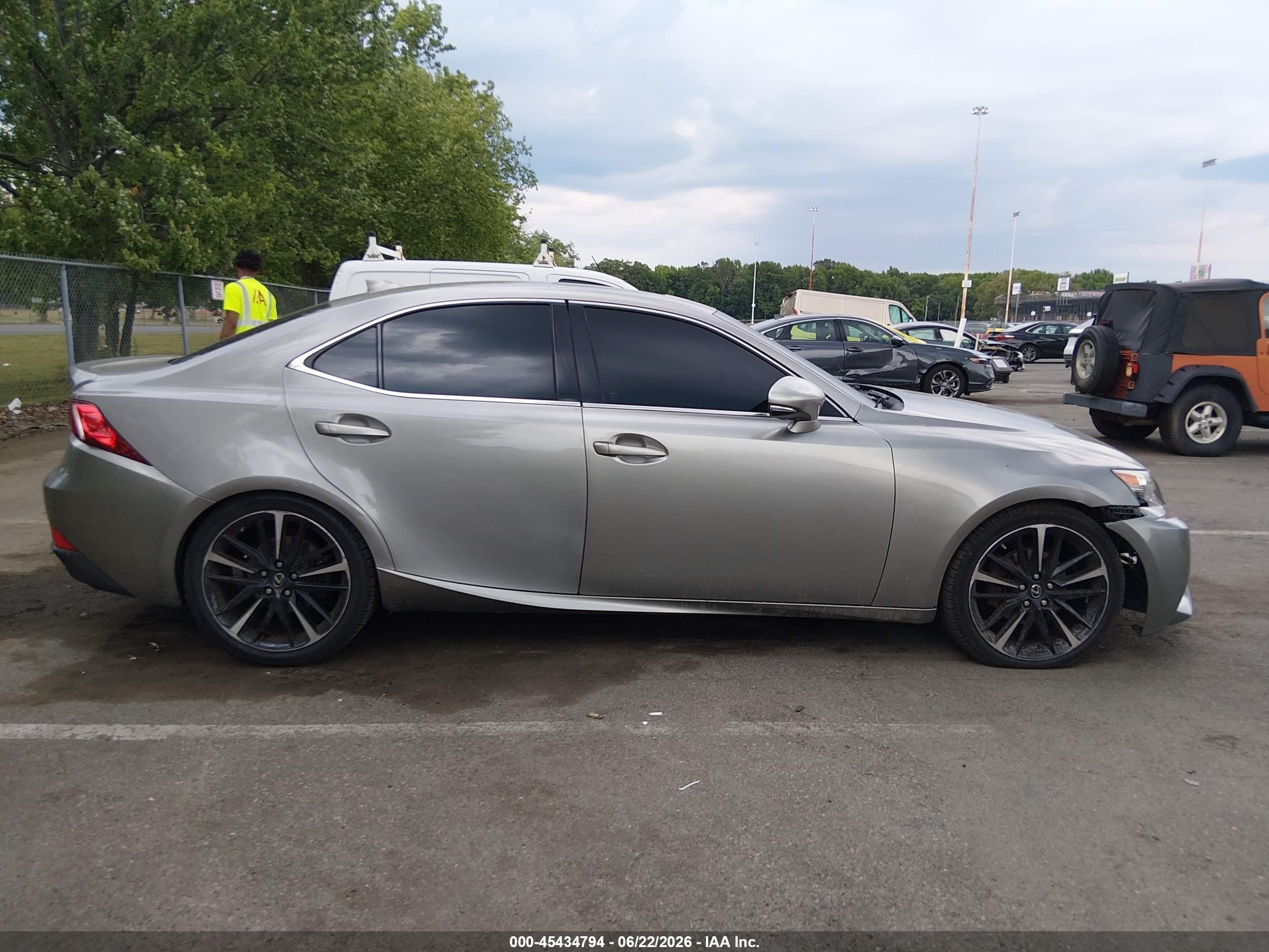 2015 Lexus Is 250   Gray vin: JTHBF1D26F5072386