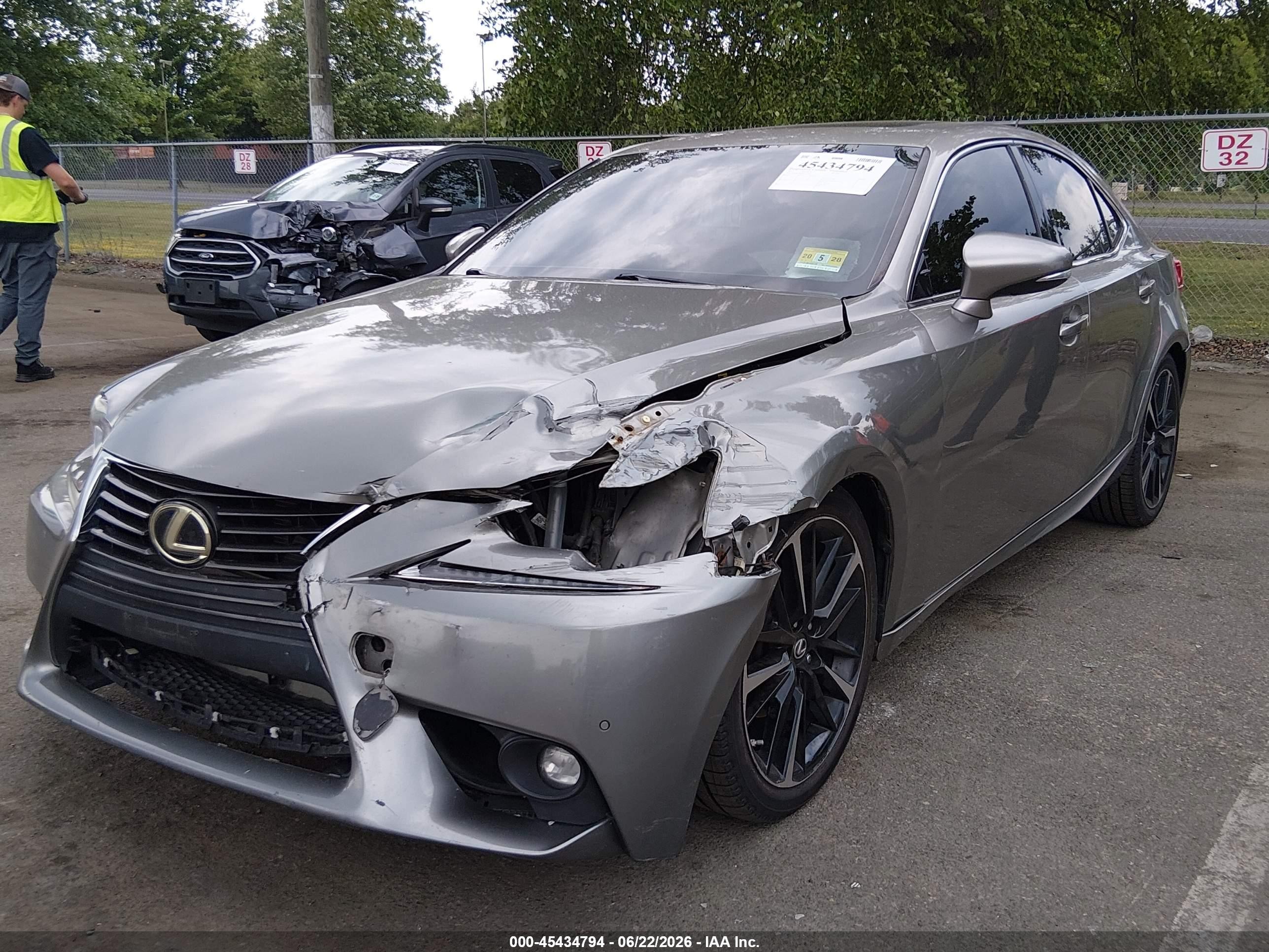 2015 Lexus Is 250   Gray vin: JTHBF1D26F5072386