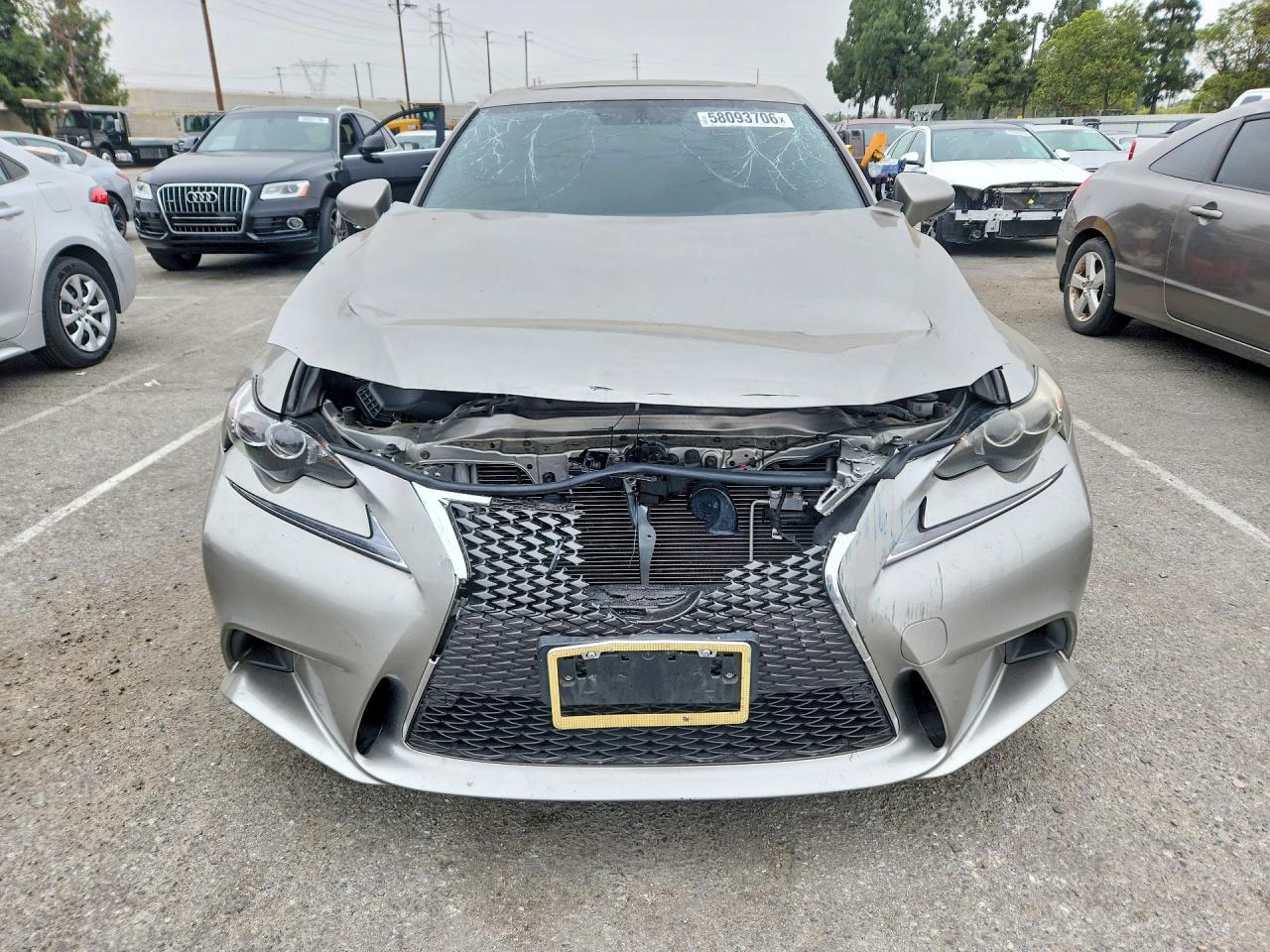 2015 Lexus Is 250 Silver vin: JTHBF1D26F5072887