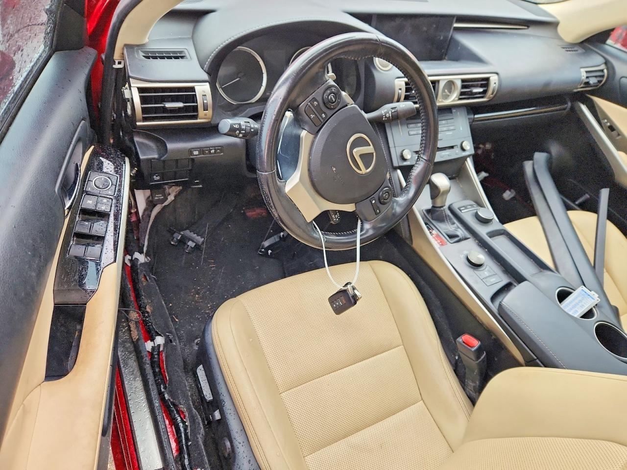 2015 Lexus Is 250 Red vin: JTHBF1D26F5076499