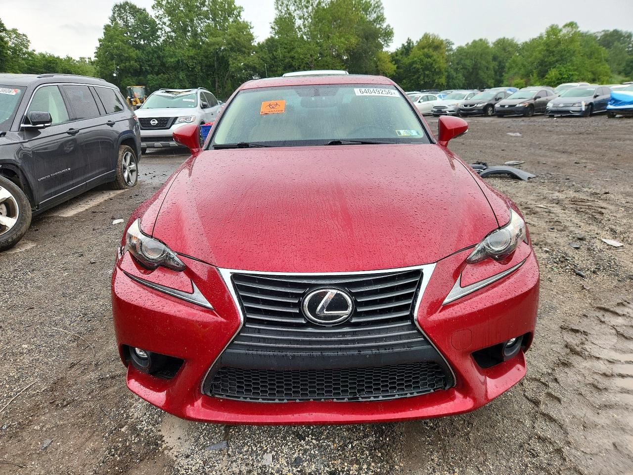 2015 Lexus Is 250 Red vin: JTHBF1D26F5076499